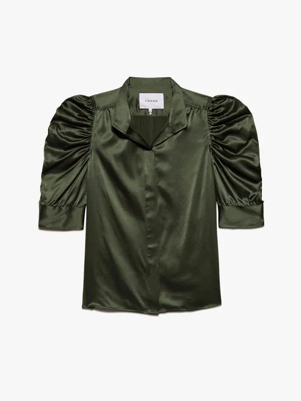 Gillian Top -- Fatigue sold by Frame Denim