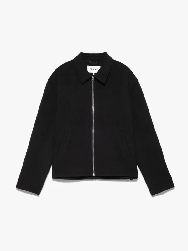 Double Face Blouson Jacket -- Noir sold by Frame Denim