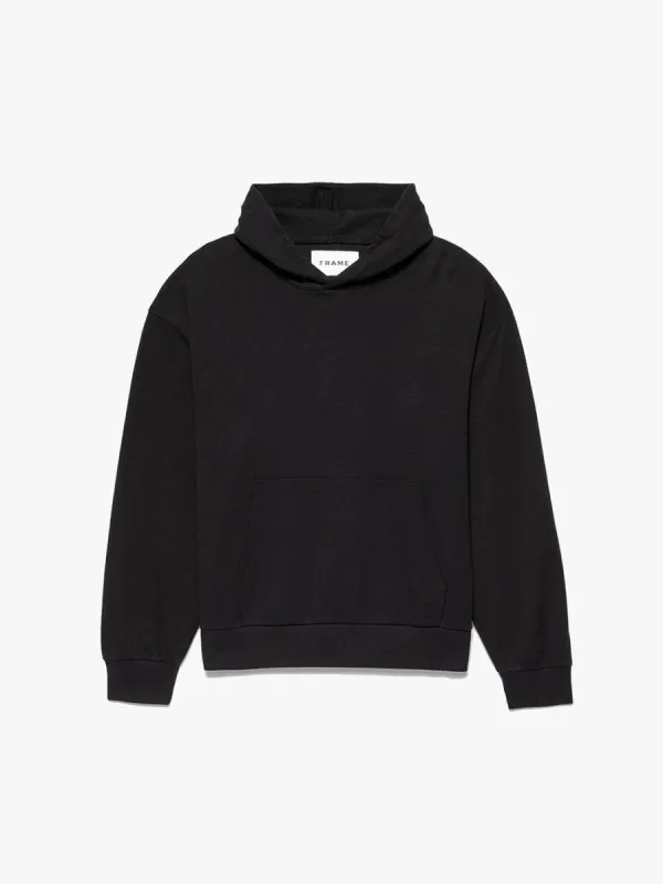 Duo Fold Hoodie -- Noir sold by Frame Denim