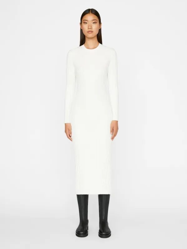 Ribbed Sweater Dress -- Off White sold by Frame Denim