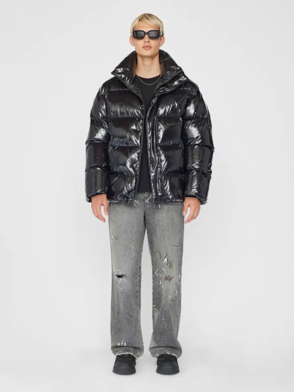 Cire Nylon Puffer -- Noir made by Frame Denim