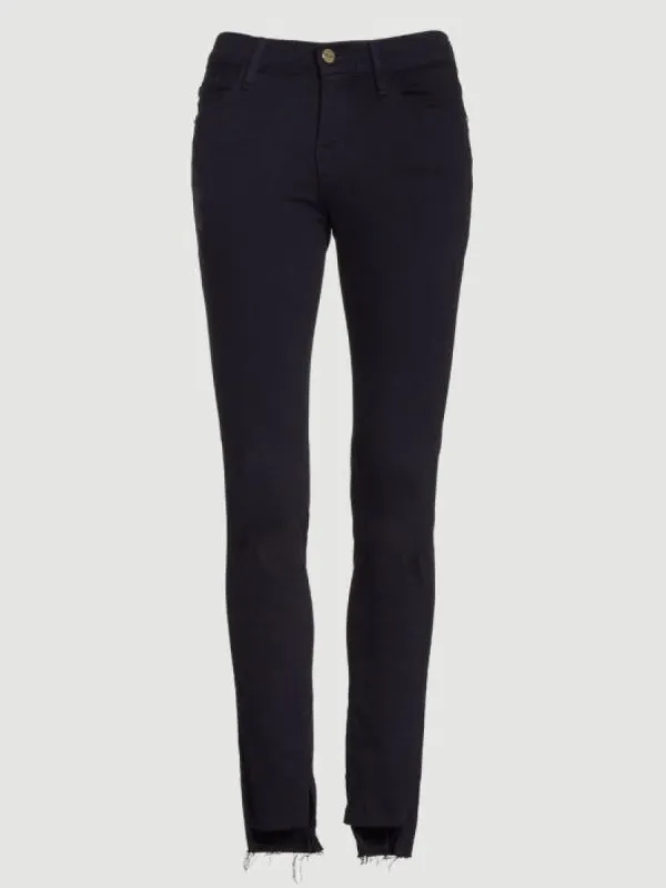 Le High Skinny Raw Stagger -- Film Noir sold by Frame Denim
