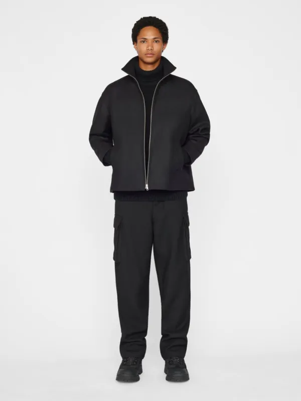 Winter Harrington Jacket -- Noir made by Frame Denim