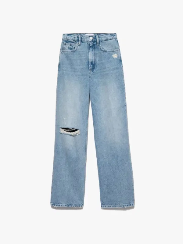 Le High 'N' Tight Wide Leg -- Bilson Rips made by Frame Denim