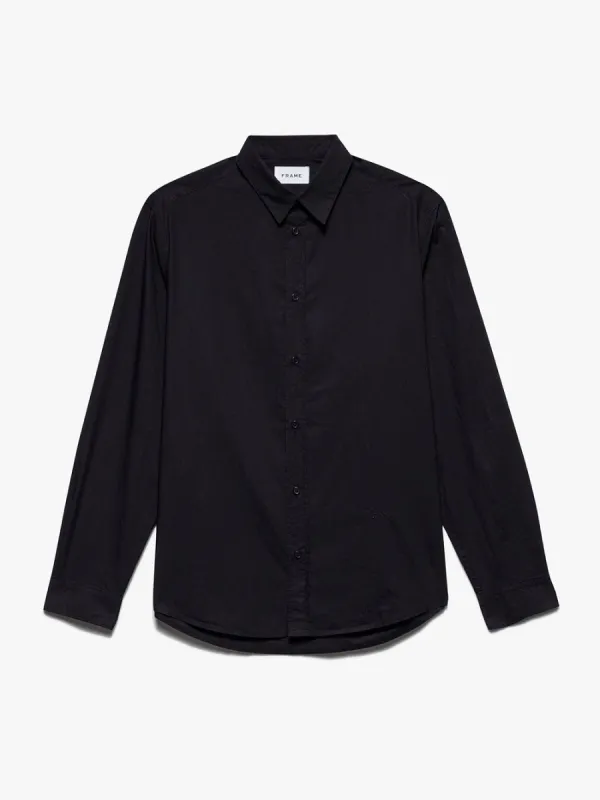 Classic Poplin Shirt -- Noir made by Frame Denim