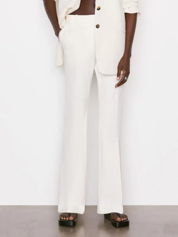 Le High Flare Trouser -- Blanc sold by Frame Denim