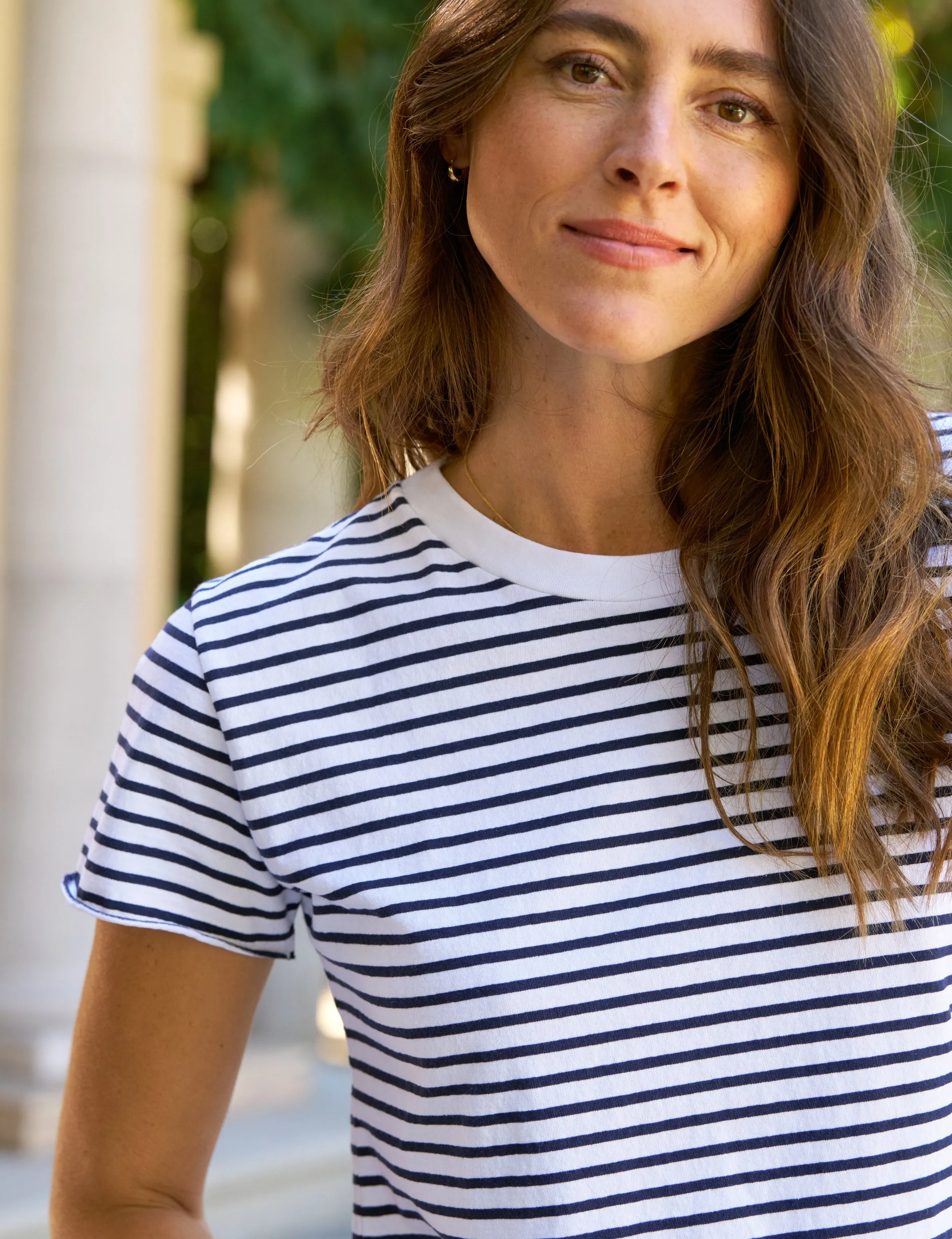 THEO Navy French Stripe, Heritage Jersey sold by Frank & Eileen product image thumbnail 3