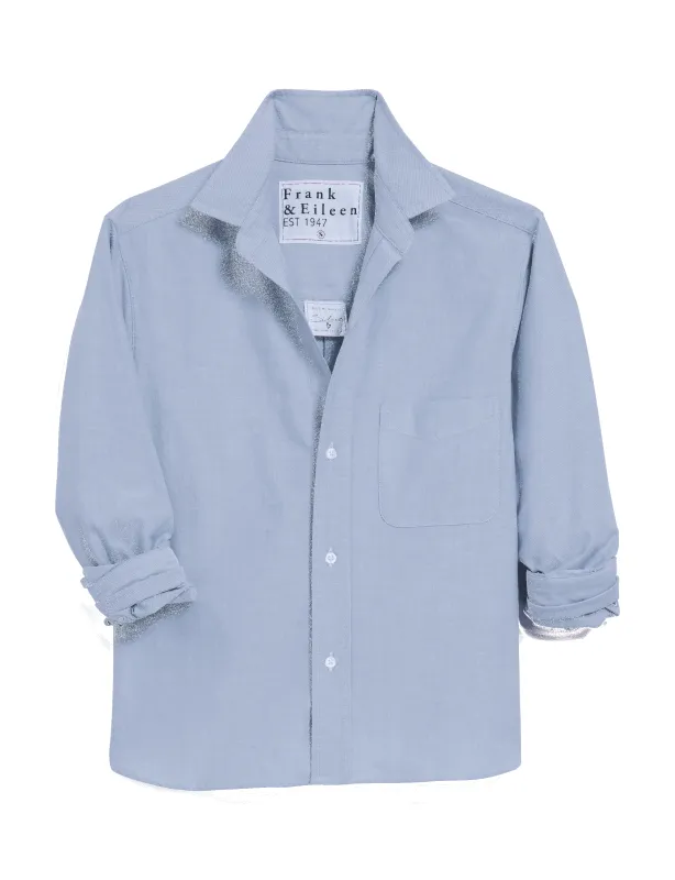 SILVIO Indigo, Italian Brushed Oxford sold by Frank & Eileen