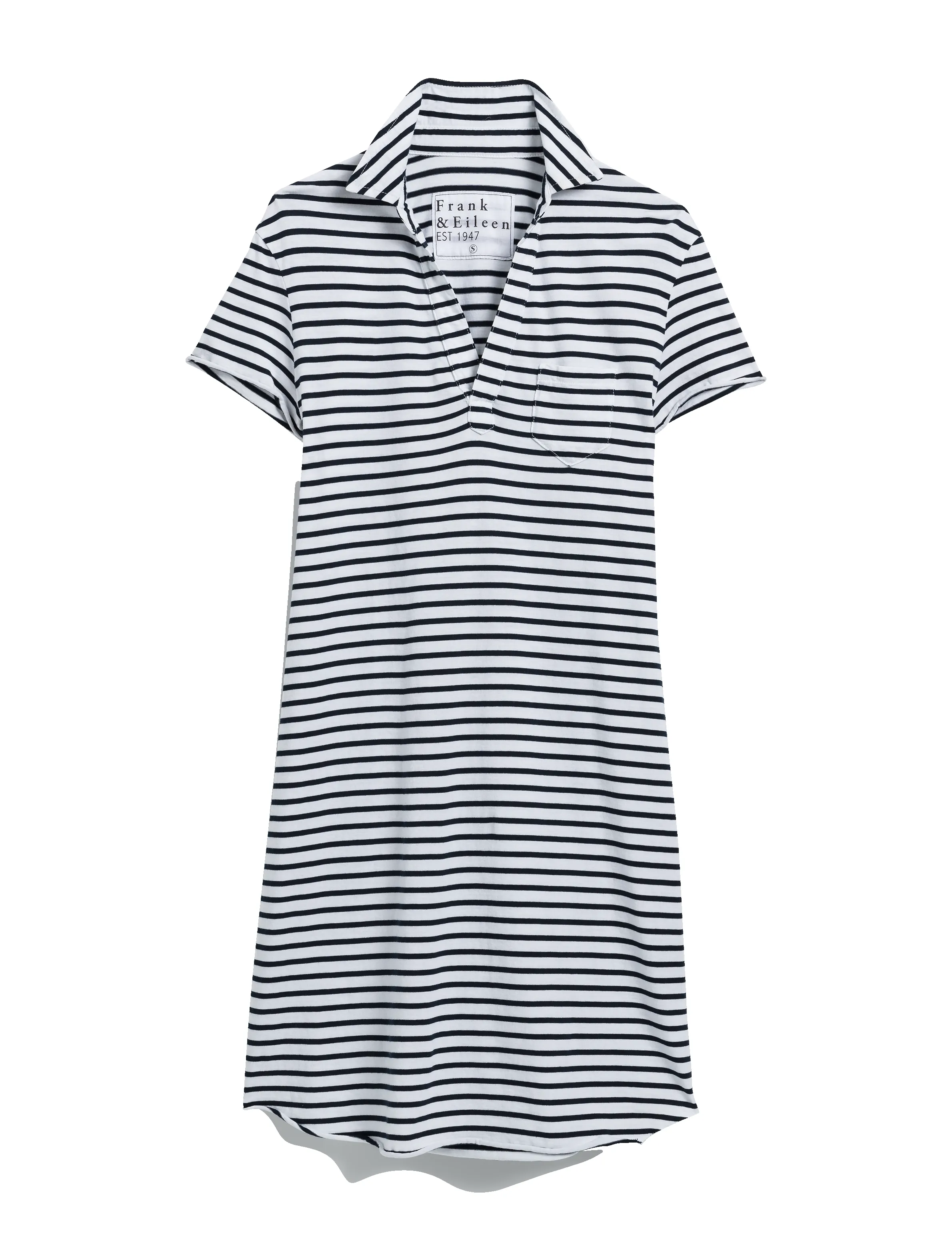 LAUREN Navy French Stripe, Heritage Jersey sold by Frank & Eileen product image thumbnail 4