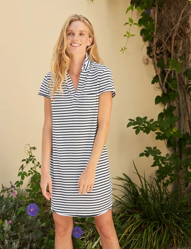 LAUREN Navy French Stripe, Heritage Jersey sold by Frank & Eileen