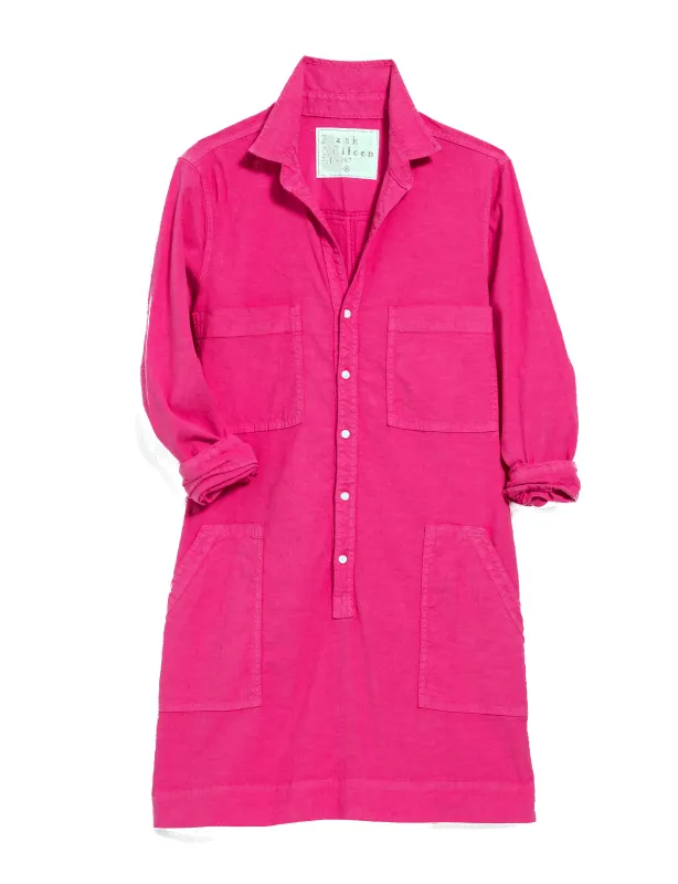 IRELAND DRESS Guava, Italian Performance Linen sold by Frank & Eileen