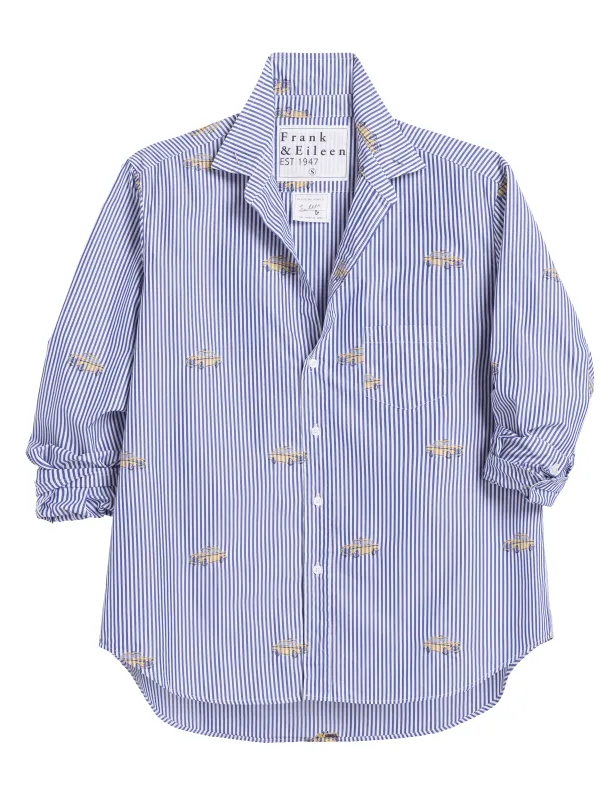 EILEEN NYC Taxis, Italian Classic Poplin sold by Frank & Eileen