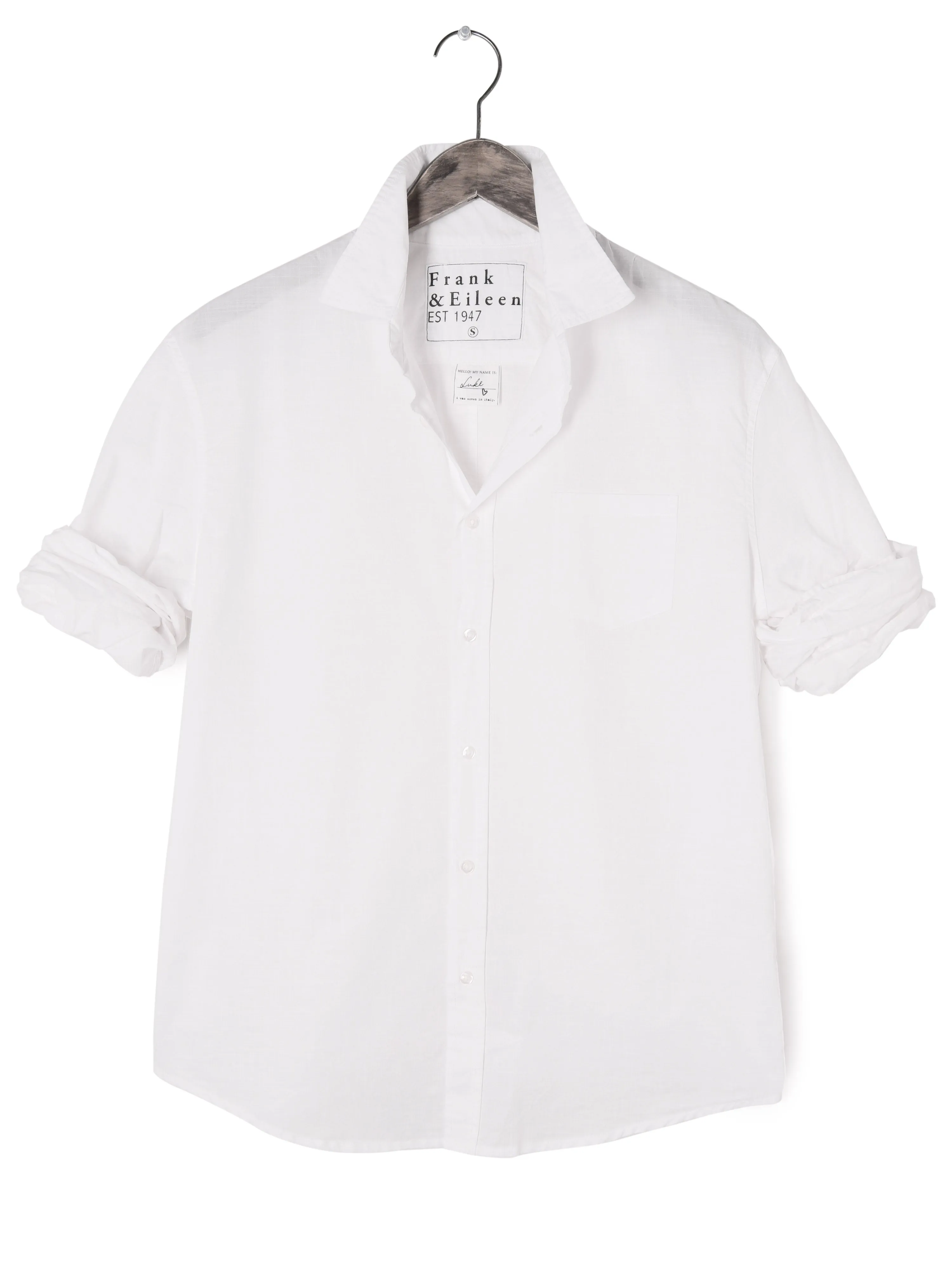 LUKE White, Casual Cotton sold by Frank & Eileen