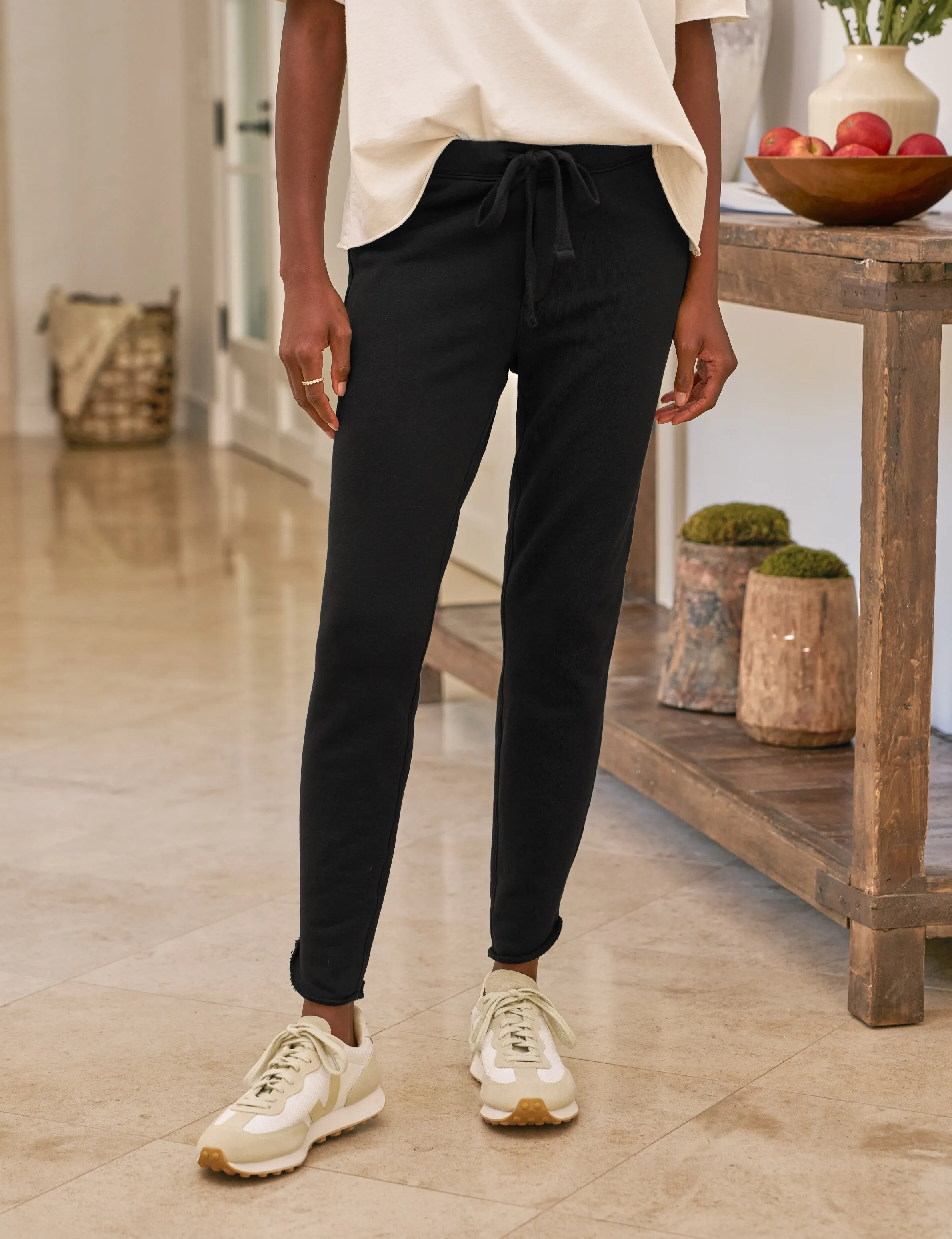 CHRISTINE Black, Triple Fleece sold by Frank & Eileen