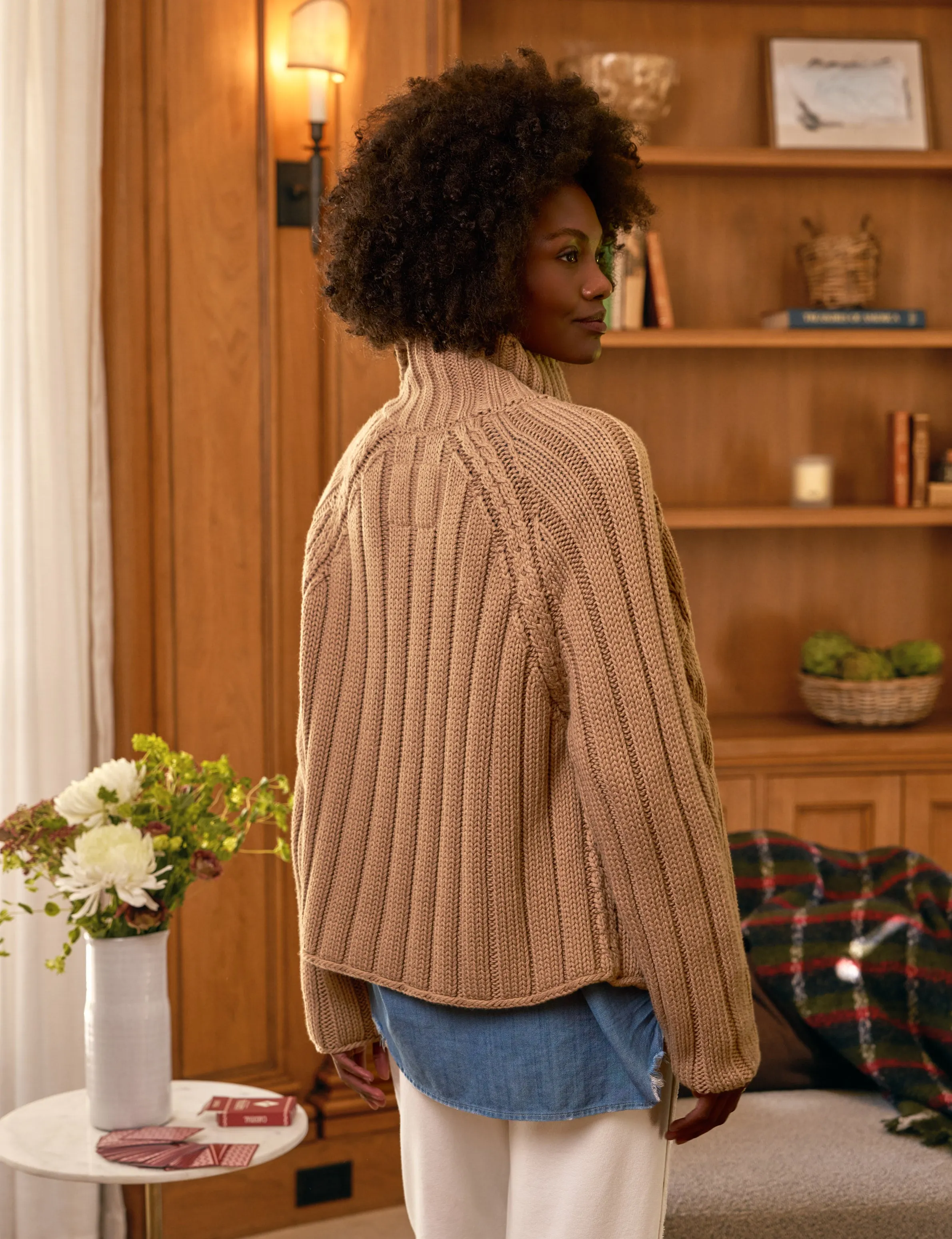 MINI COTSWOLDS Camel, Pure Italian Cotton sold by Frank & Eileen product image thumbnail 2