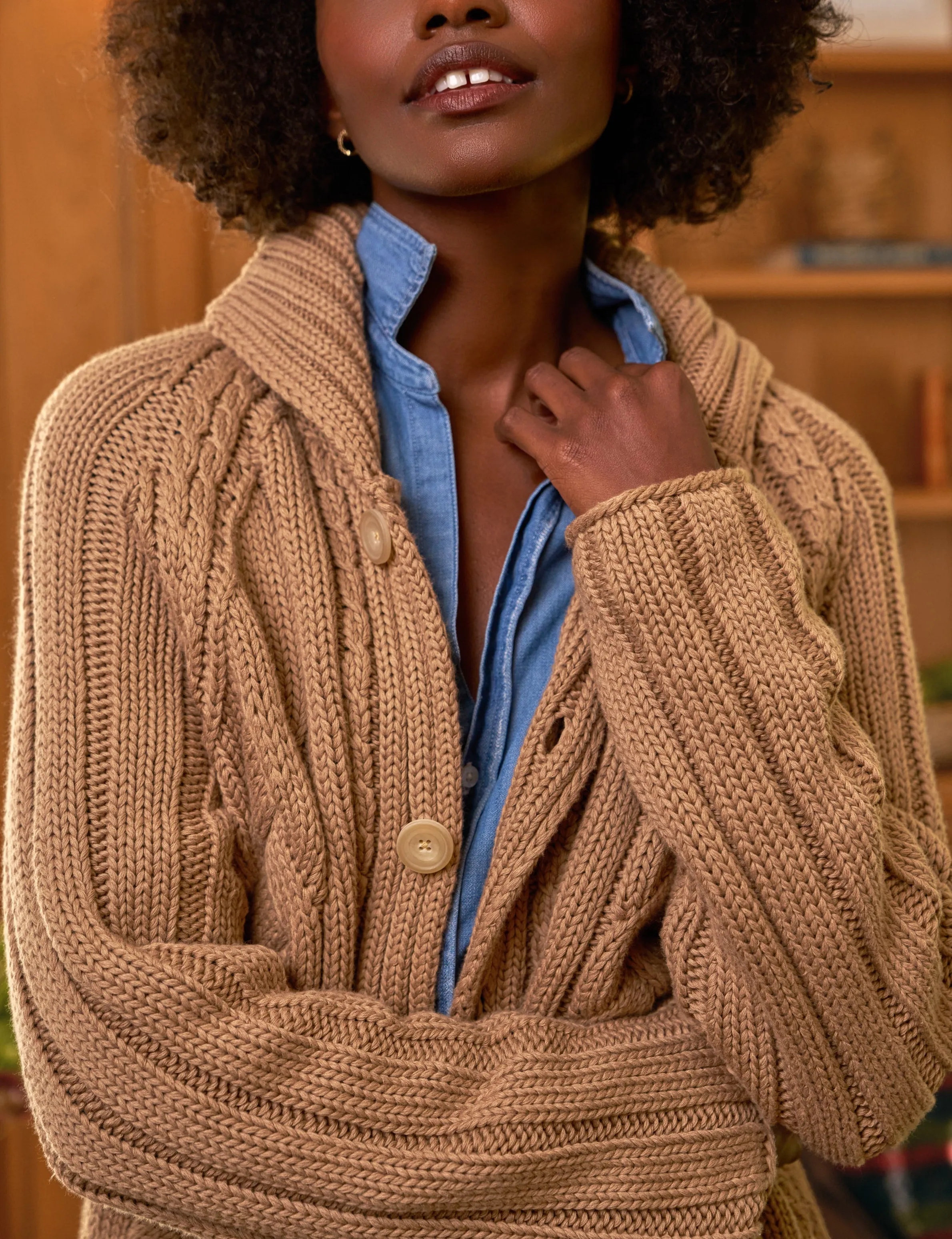 MINI COTSWOLDS Camel, Pure Italian Cotton sold by Frank & Eileen product image thumbnail 3