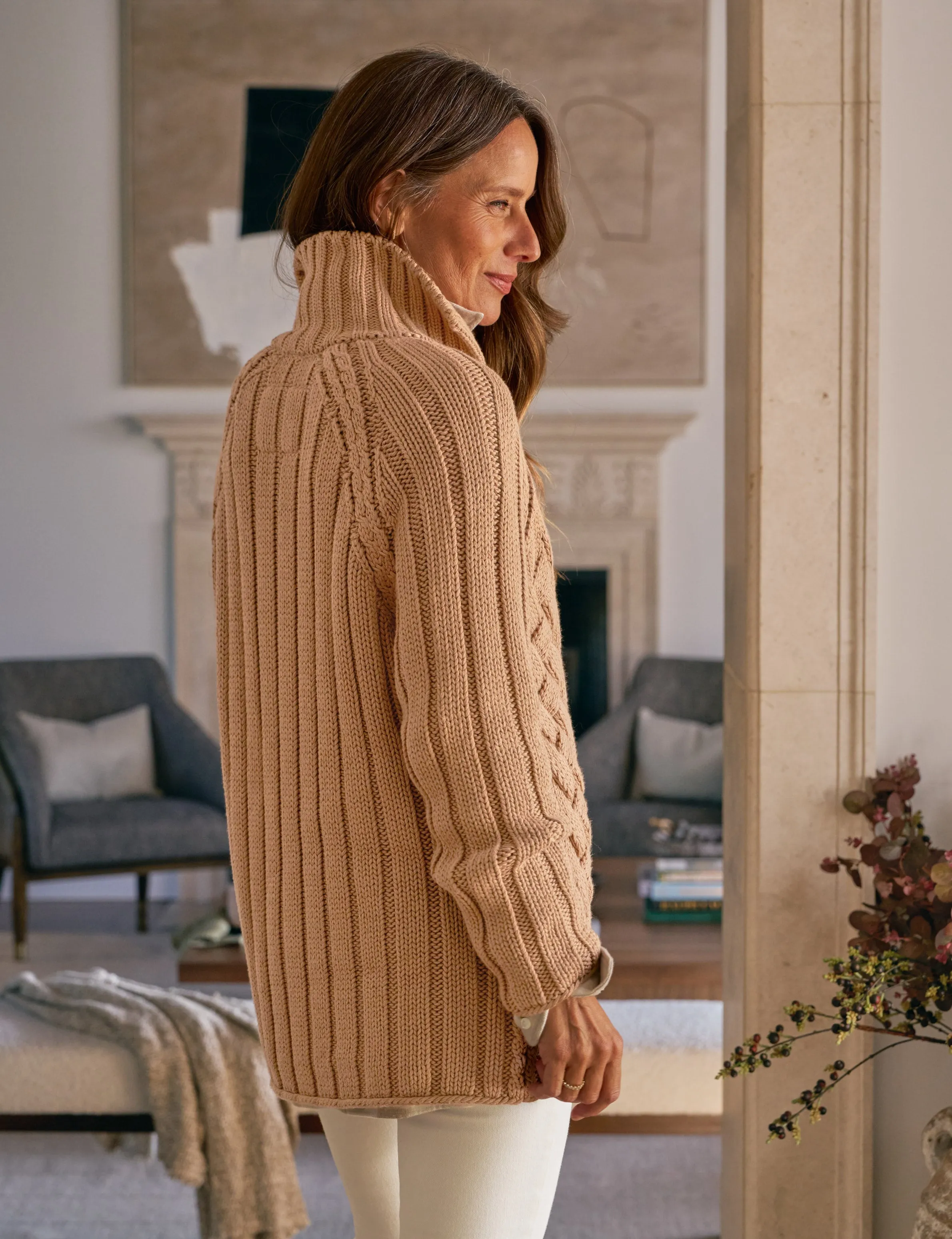 COTSWOLDS Camel, Pure Italian Cotton sold by Frank & Eileen product image thumbnail 2