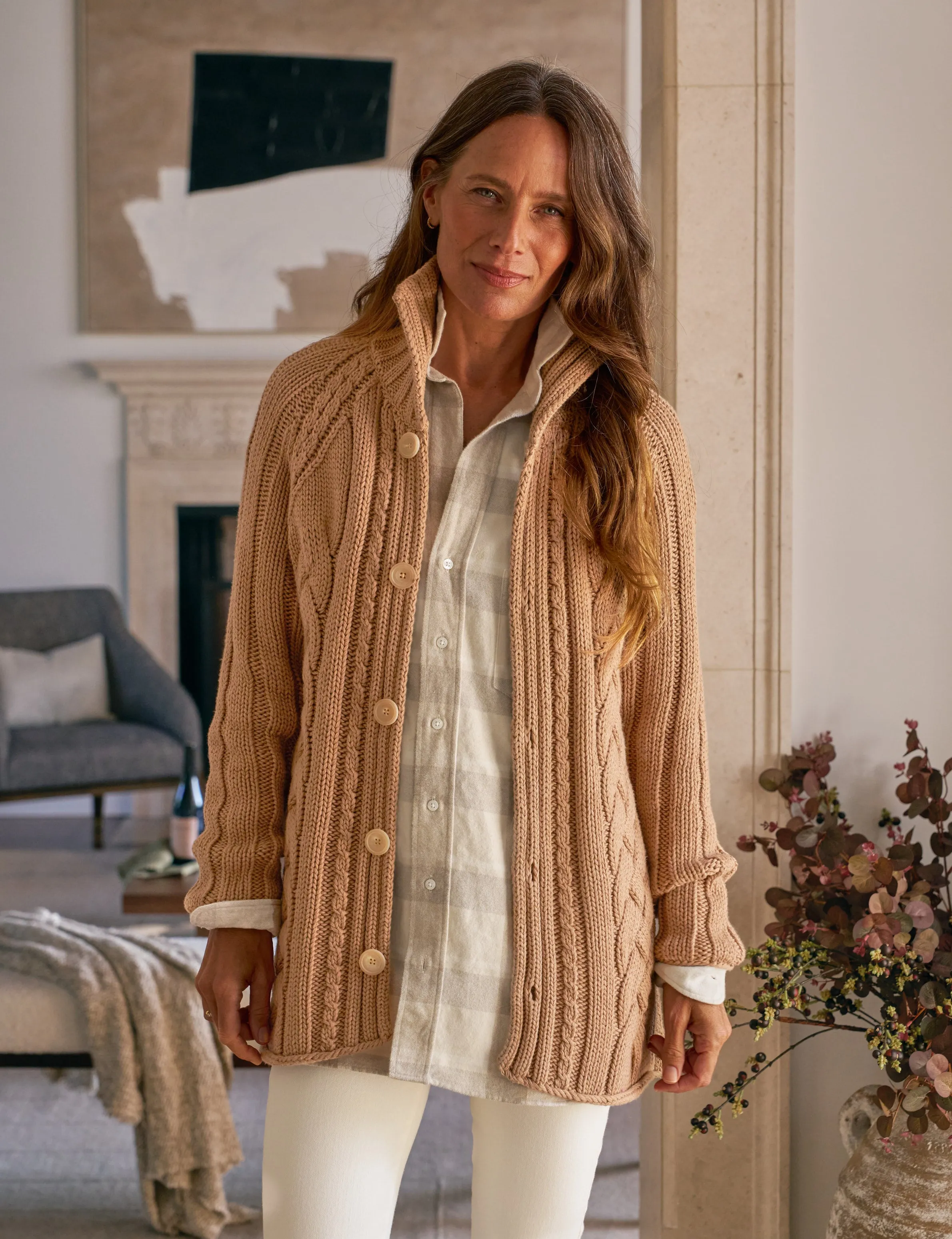 COTSWOLDS Camel, Pure Italian Cotton sold by Frank & Eileen product image thumbnail 4