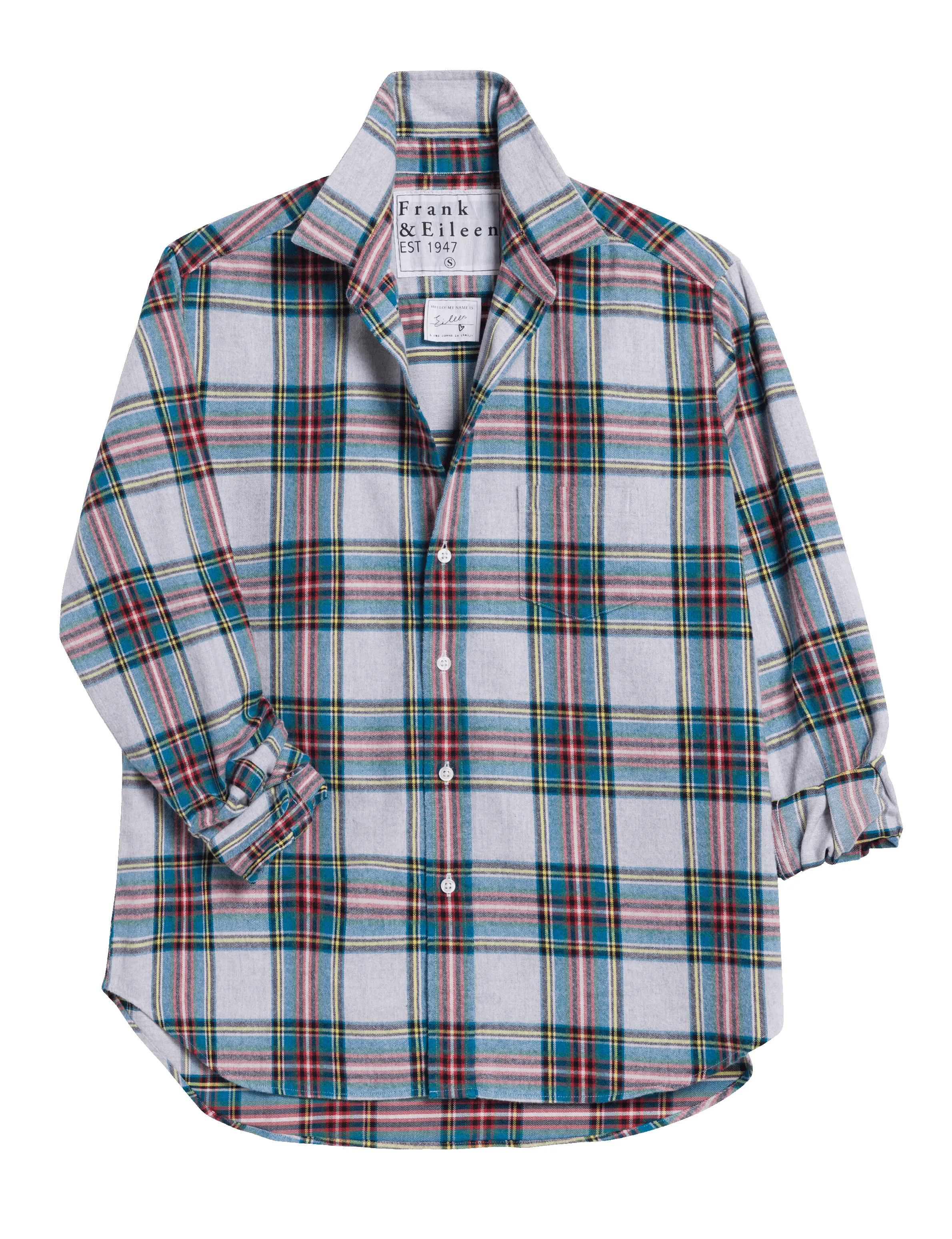 EILEEN Yellow and Blue with Red Plaid, Italian Flannel sold by Frank & Eileen product image thumbnail 5