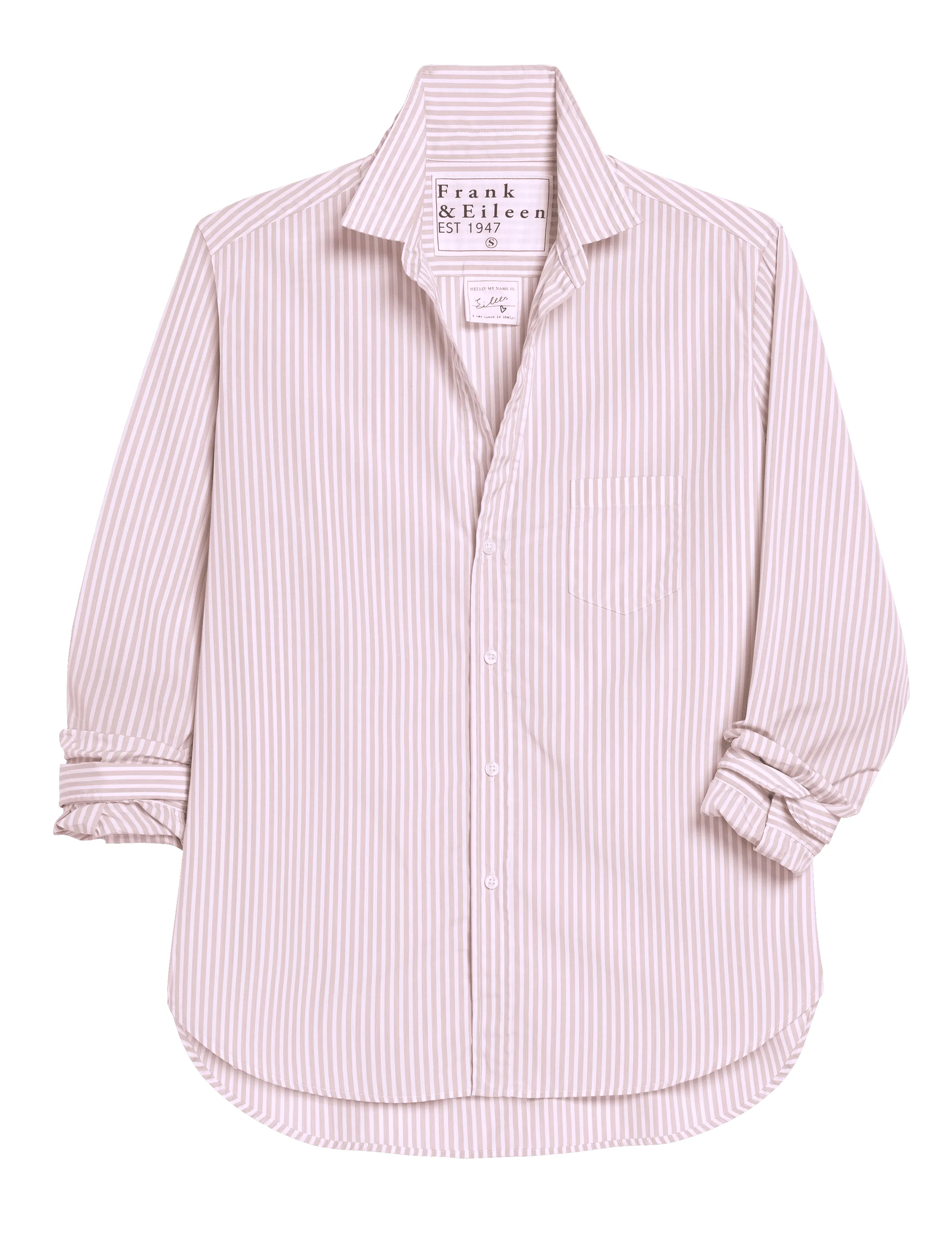 EILEEN Pink and White Multi Stripe, Superluxe sold by Frank & Eileen product image thumbnail 4