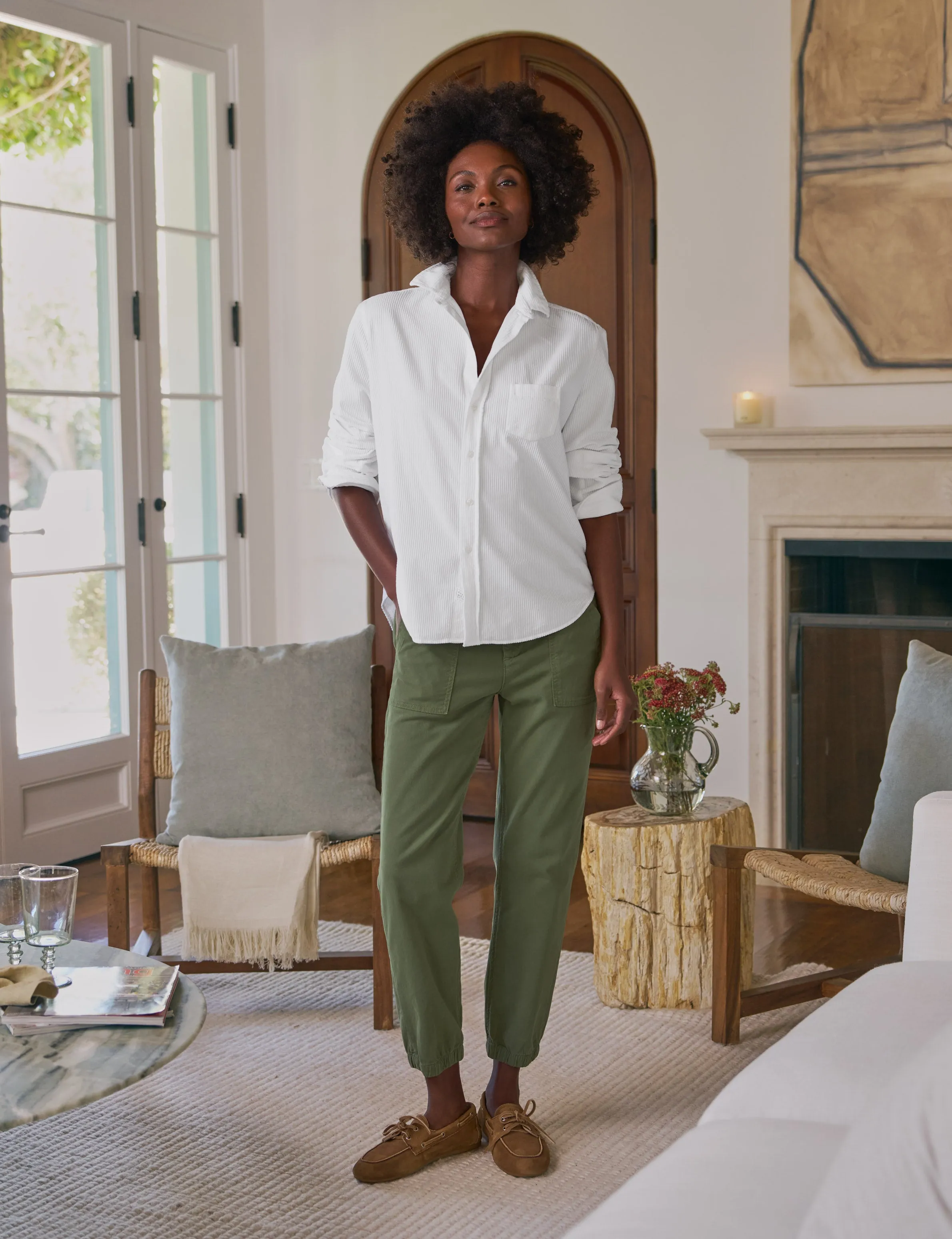 JAMESON Army, Italian Peached Twill sold by Frank & Eileen product image thumbnail 4