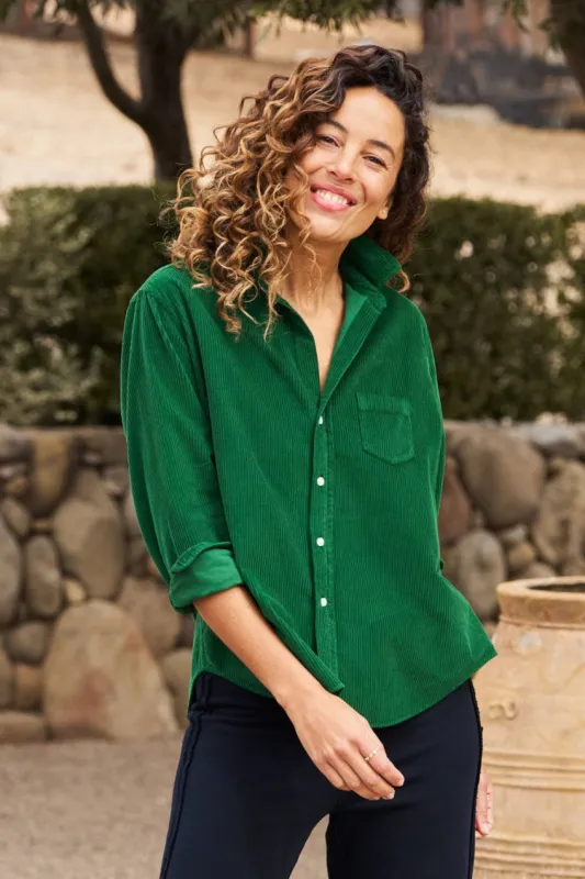 EILEEN Kelly Green, Italian Corduroy sold by Frank & Eileen