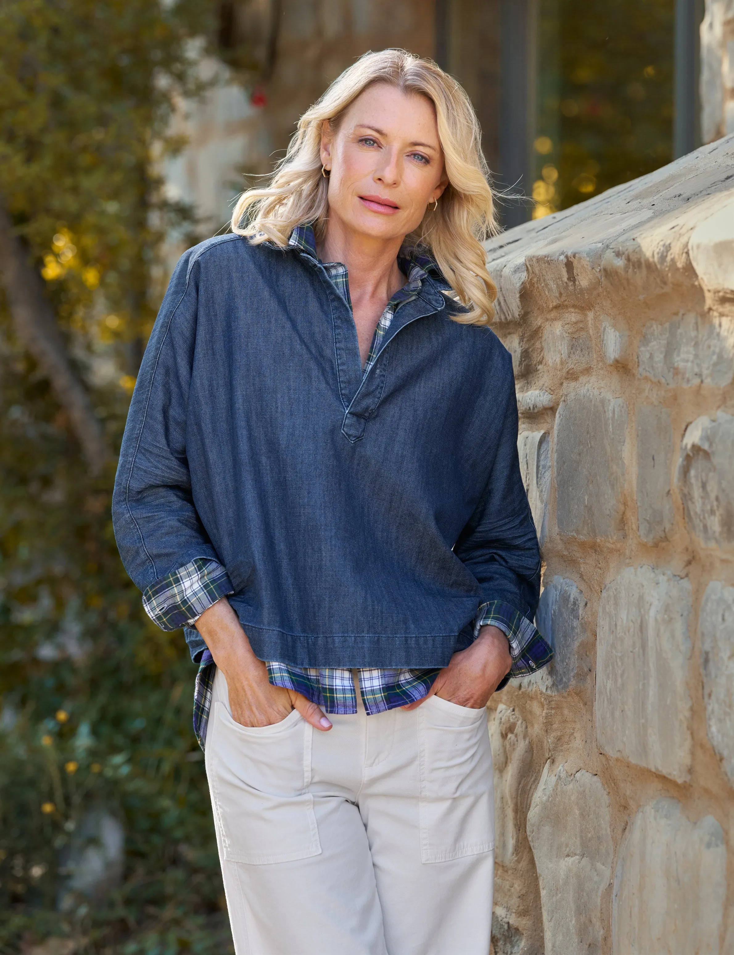 GABI Vintage Dark Indigo Wash, Famous Denim sold by Frank & Eileen product image thumbnail 5