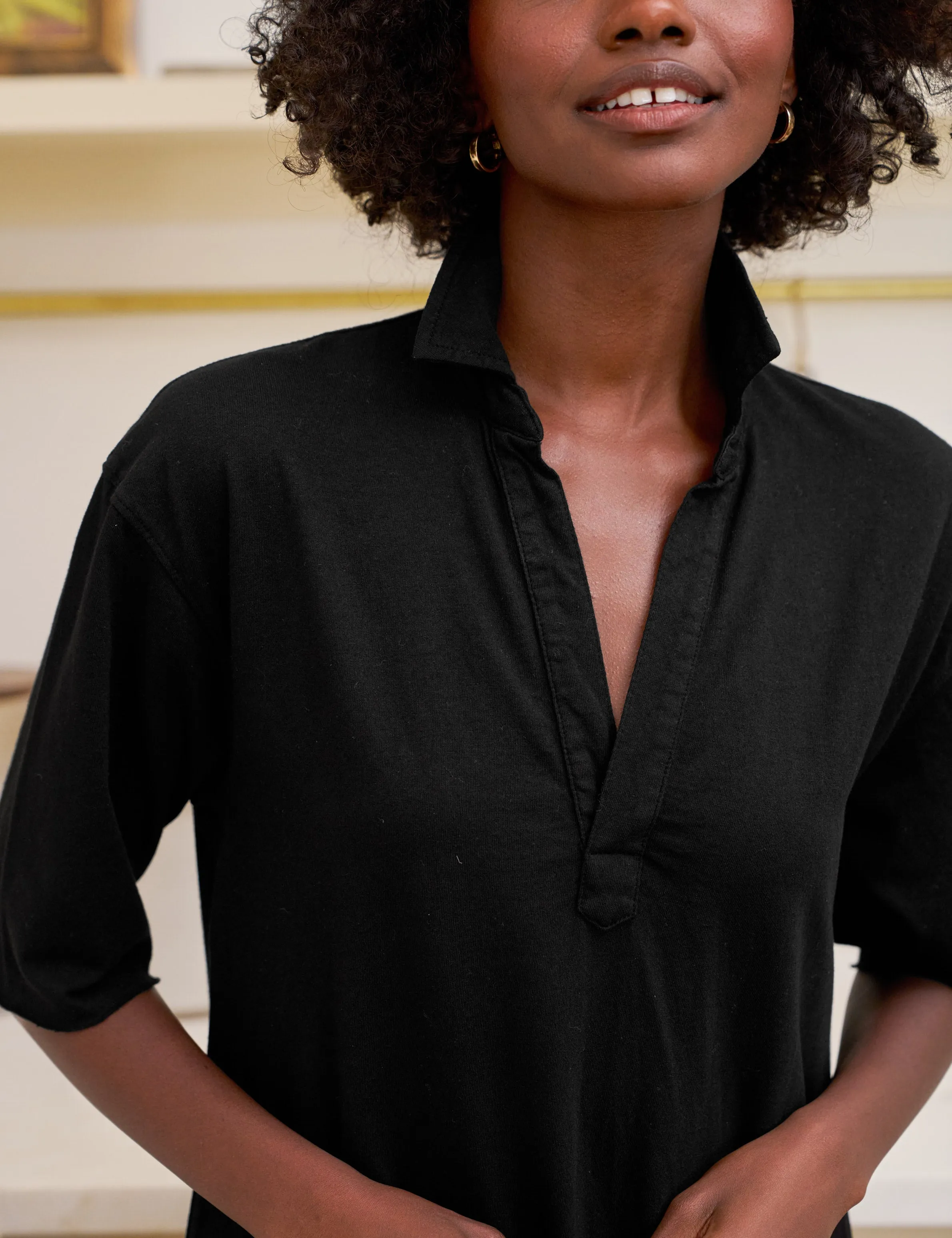 EMMA Black, Heritage Jersey sold by Frank & Eileen product image thumbnail 3