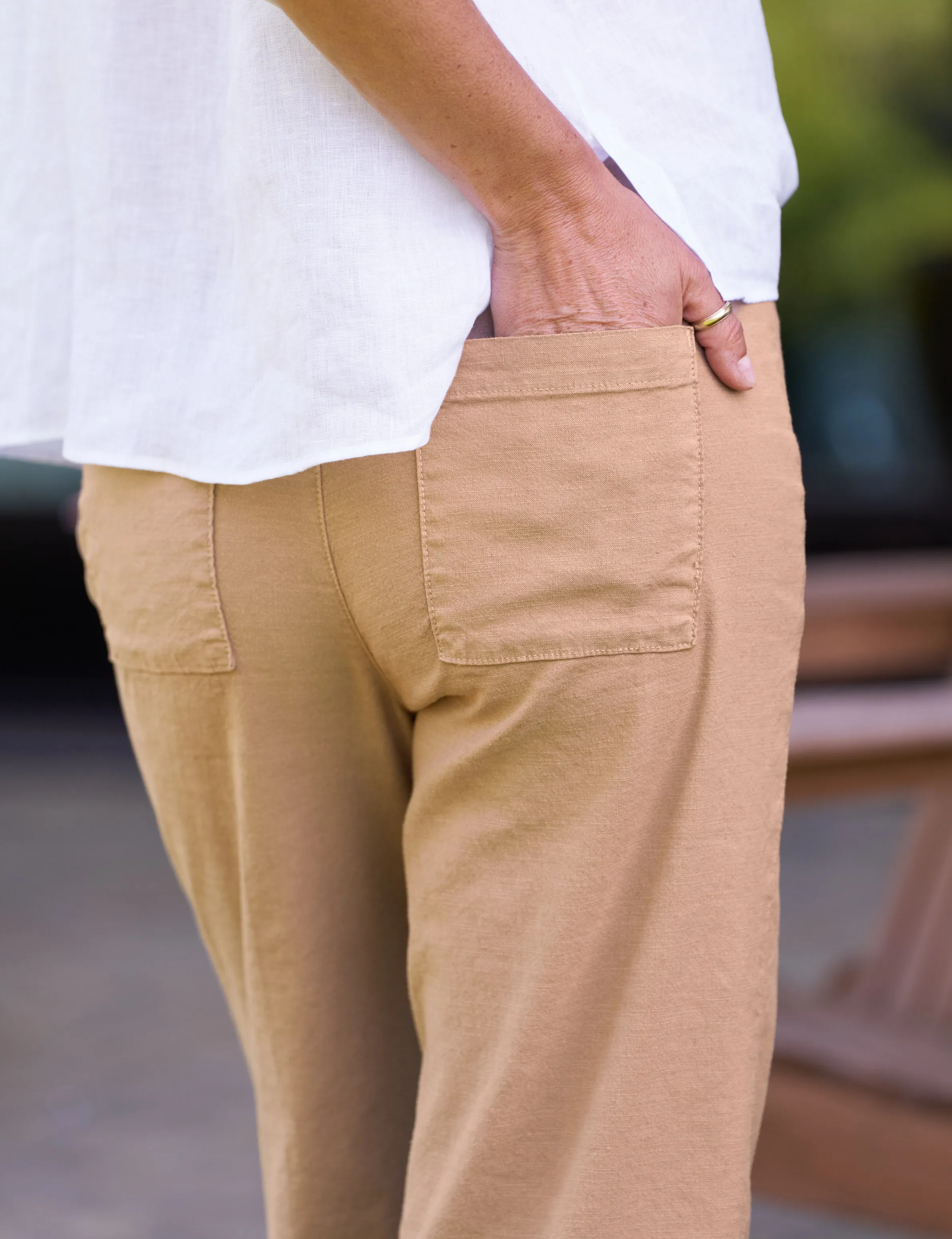 WEXFORD Tiramisu, Italian Performance Linen sold by Frank & Eileen product image thumbnail 3