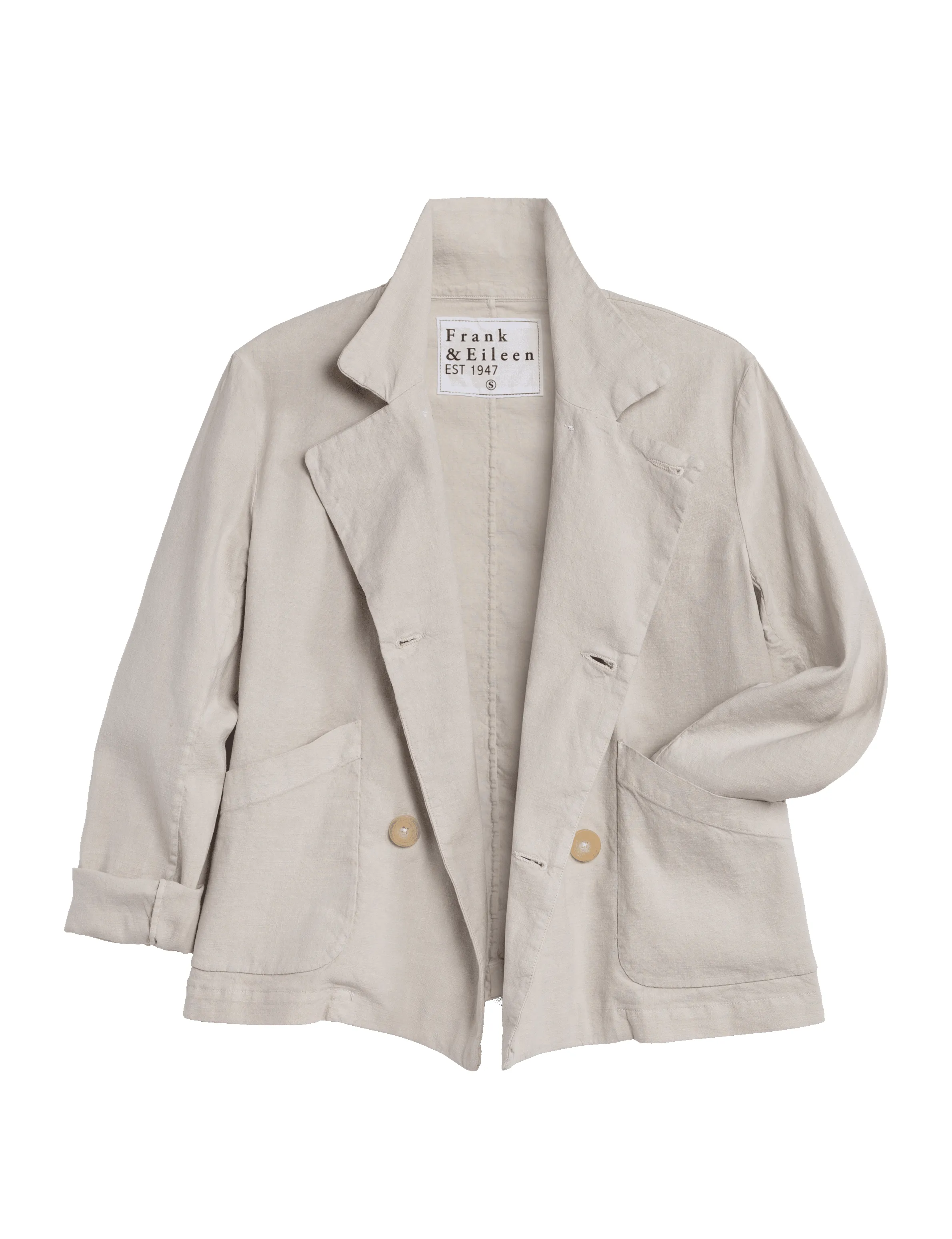 MINI BELFAST Cement, Italian Performance Linen sold by Frank & Eileen product image thumbnail 5