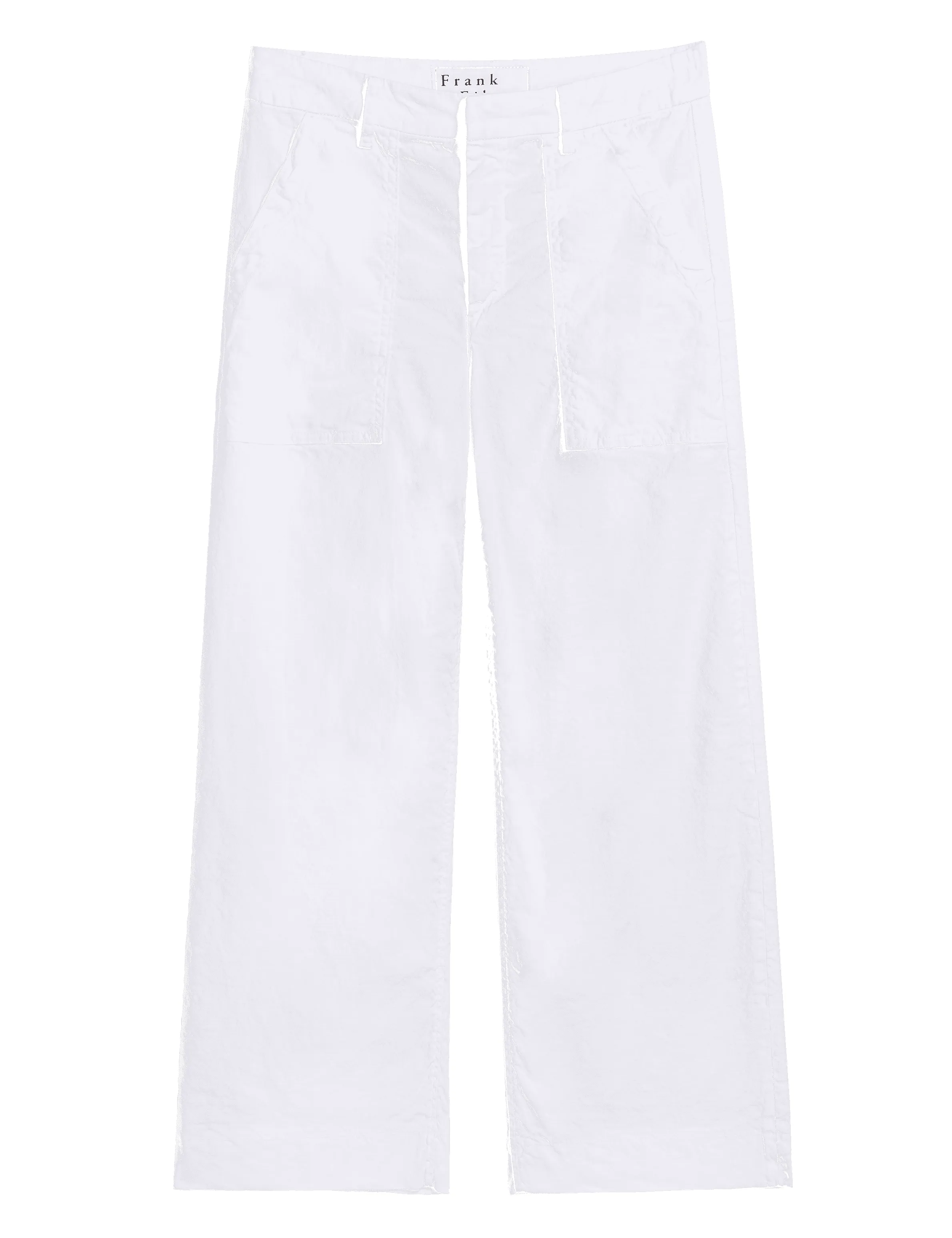 WEXFORD PATCH POCKET White, Italian Performance Linen sold by Frank & Eileen product image thumbnail 5