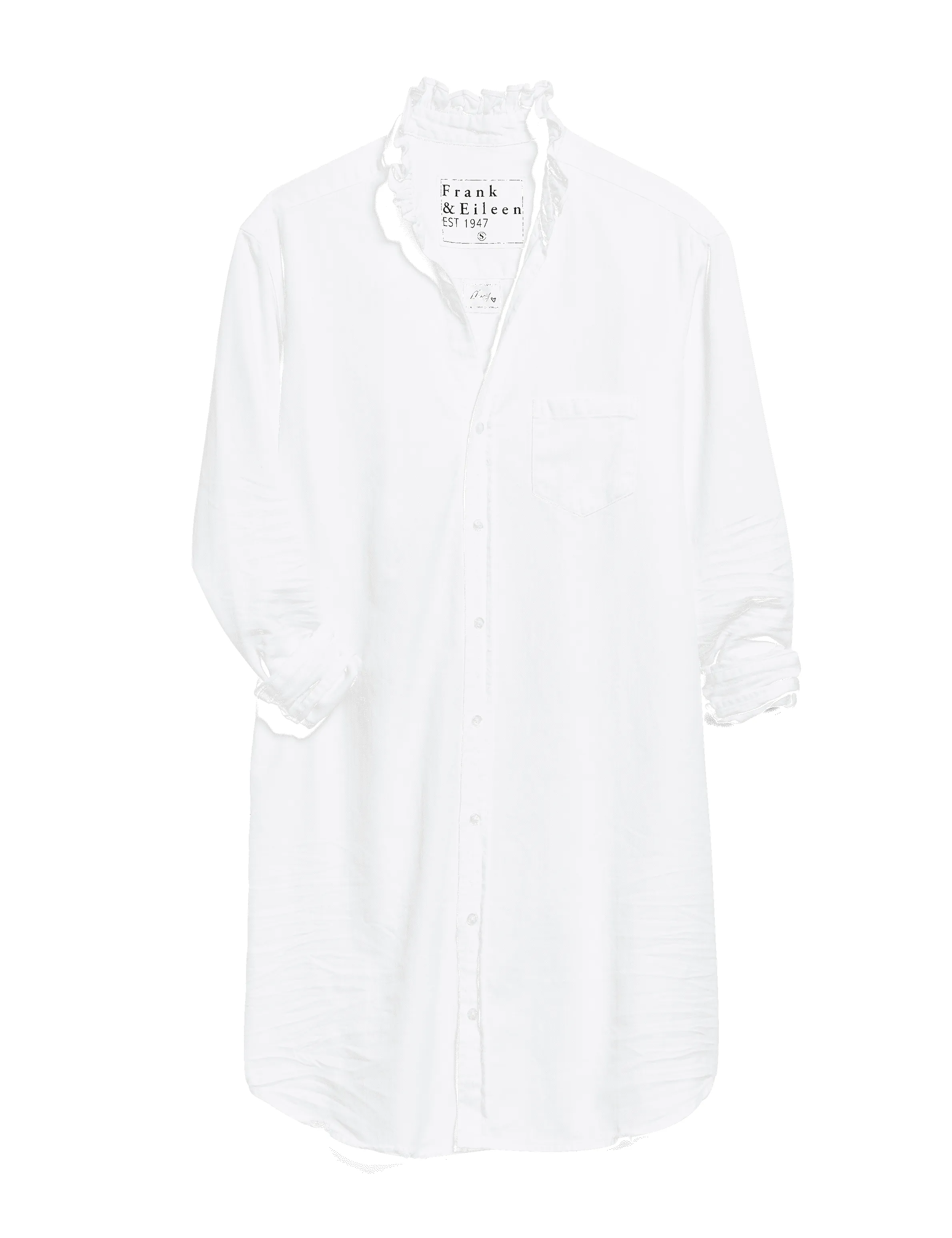 MARY RUFFLE White, Famous Denim sold by Frank & Eileen product image thumbnail 4