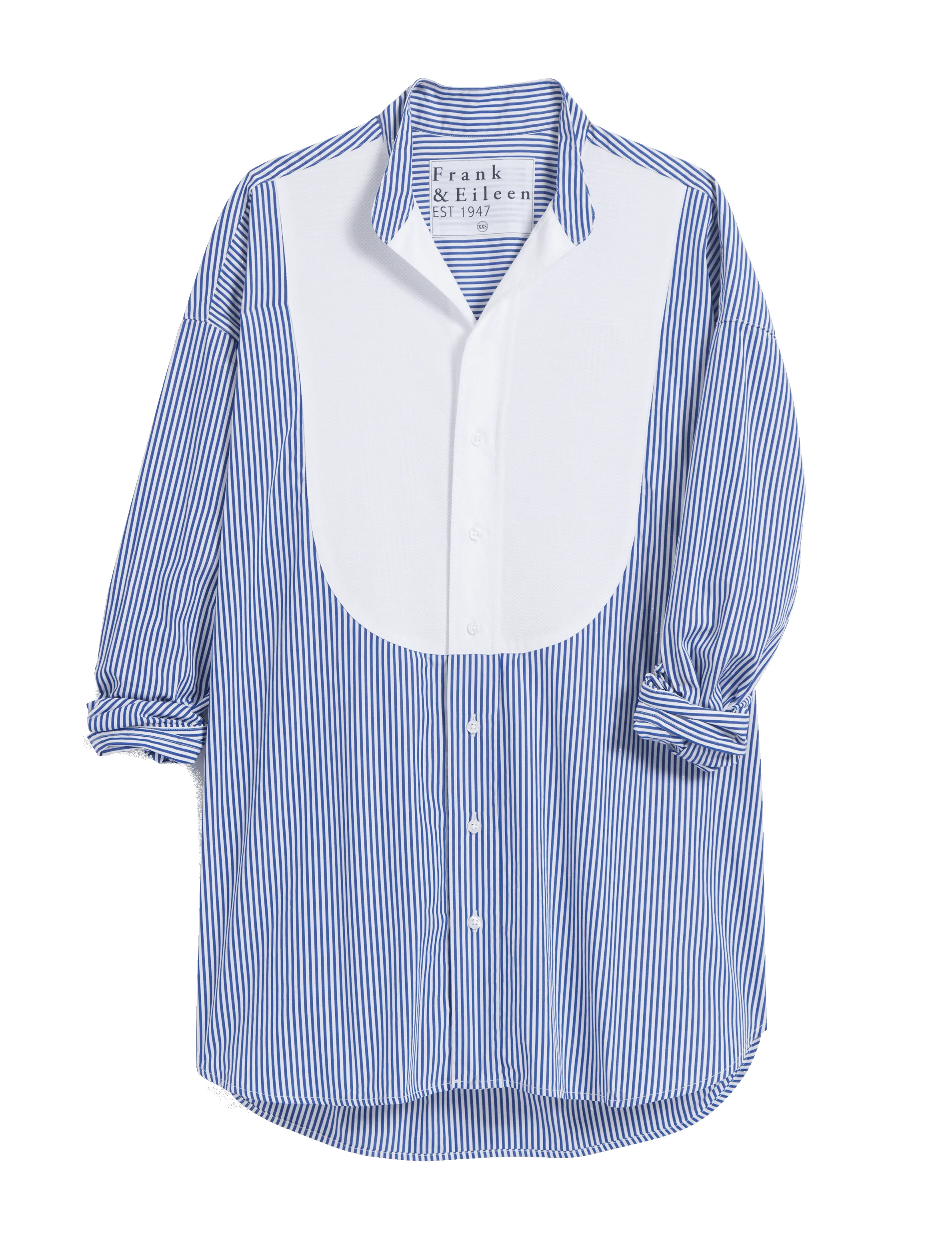VICTORIA Blue Stripe with White Bib, Superluxe sold by Frank & Eileen product image thumbnail 3