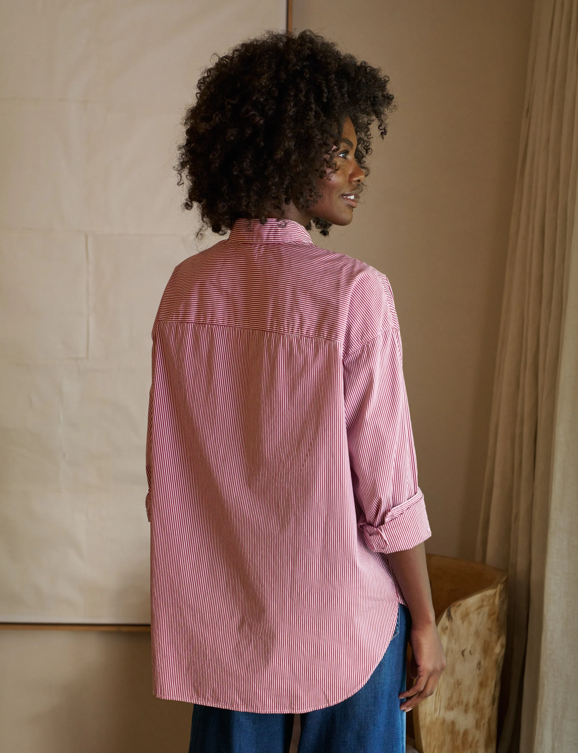 VICTORIA Red Stripe with Red Bib, Superluxe sold by Frank & Eileen product image thumbnail 2