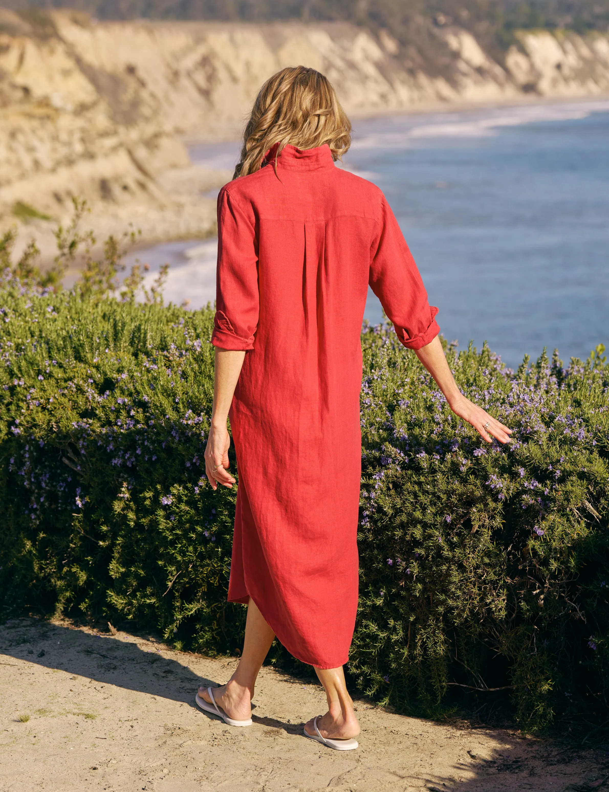 RORY Summer Red, Washed Linen sold by Frank & Eileen product image thumbnail 2