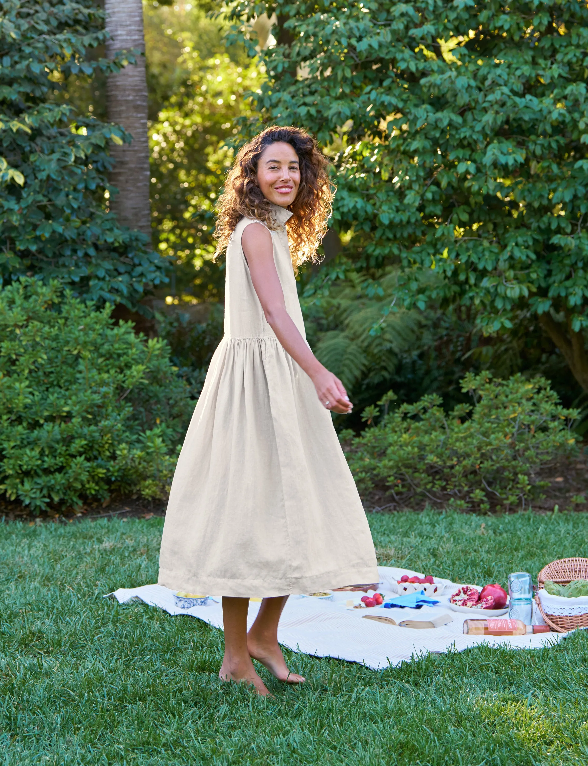 DAPHNE Sand, Washed Linen sold by Frank & Eileen product image thumbnail 5