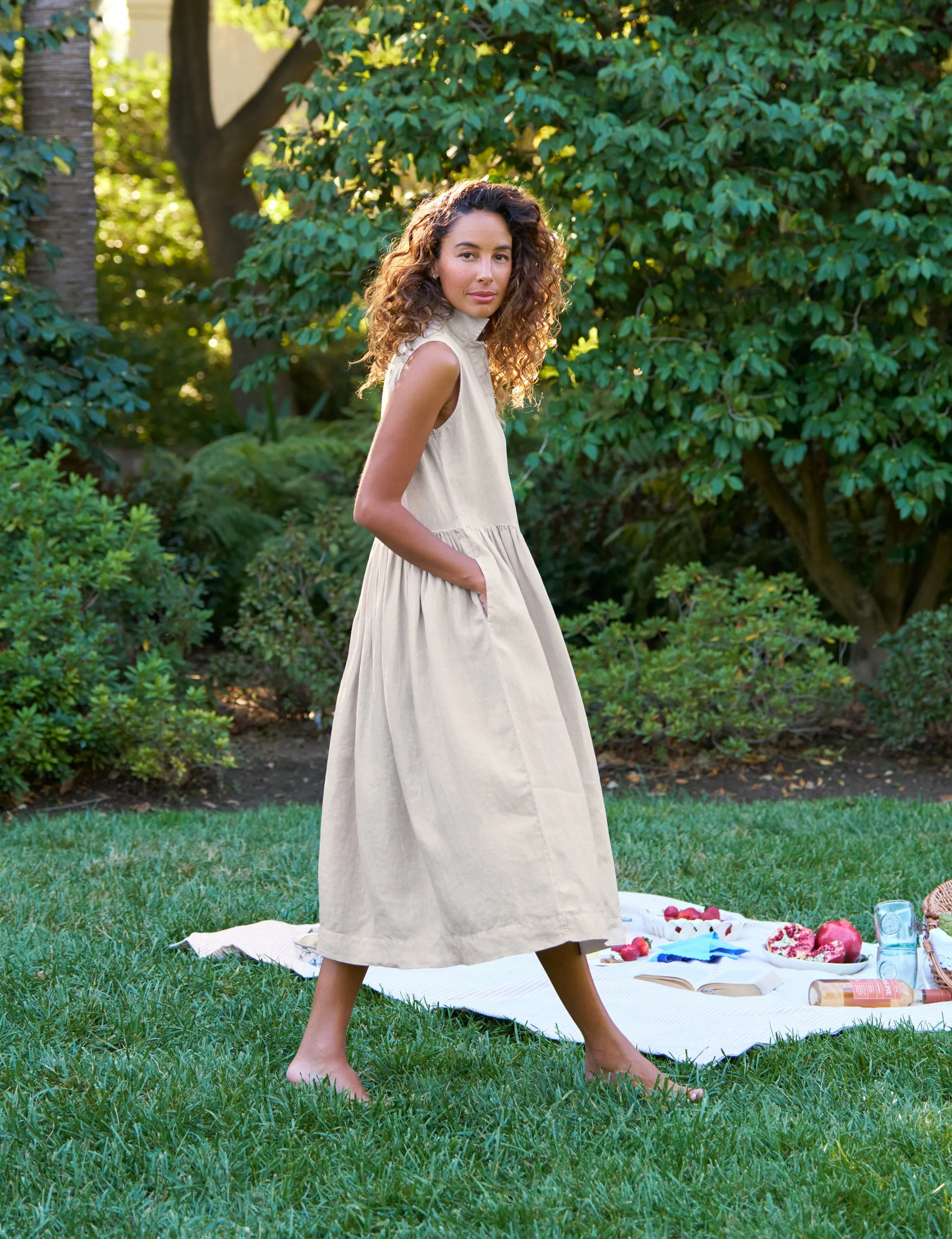 DAPHNE Sand, Washed Linen sold by Frank & Eileen product image thumbnail 2