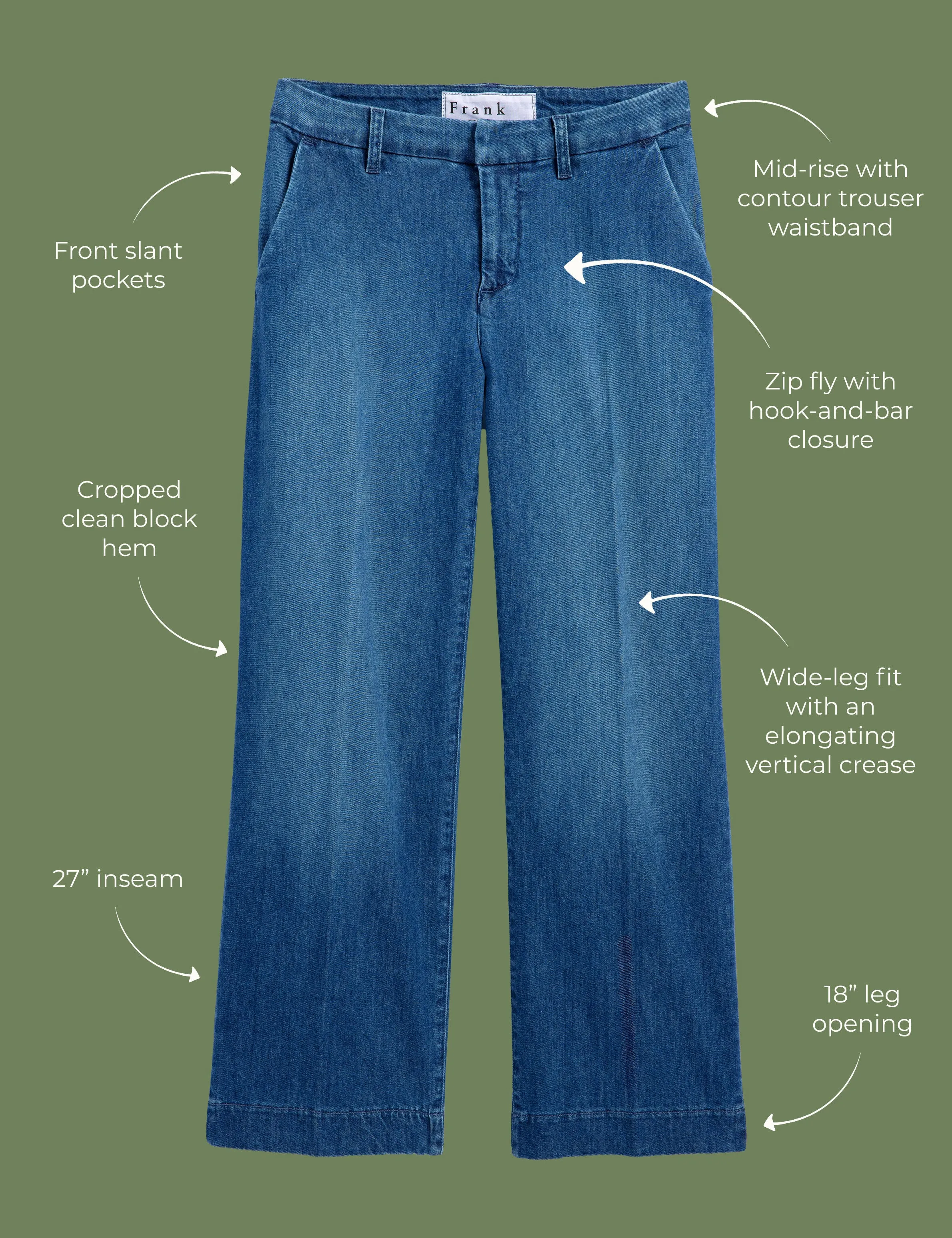 WESTPORT 1984 Wash, Italian Dream™ Light Denim sold by Frank & Eileen product image thumbnail 5