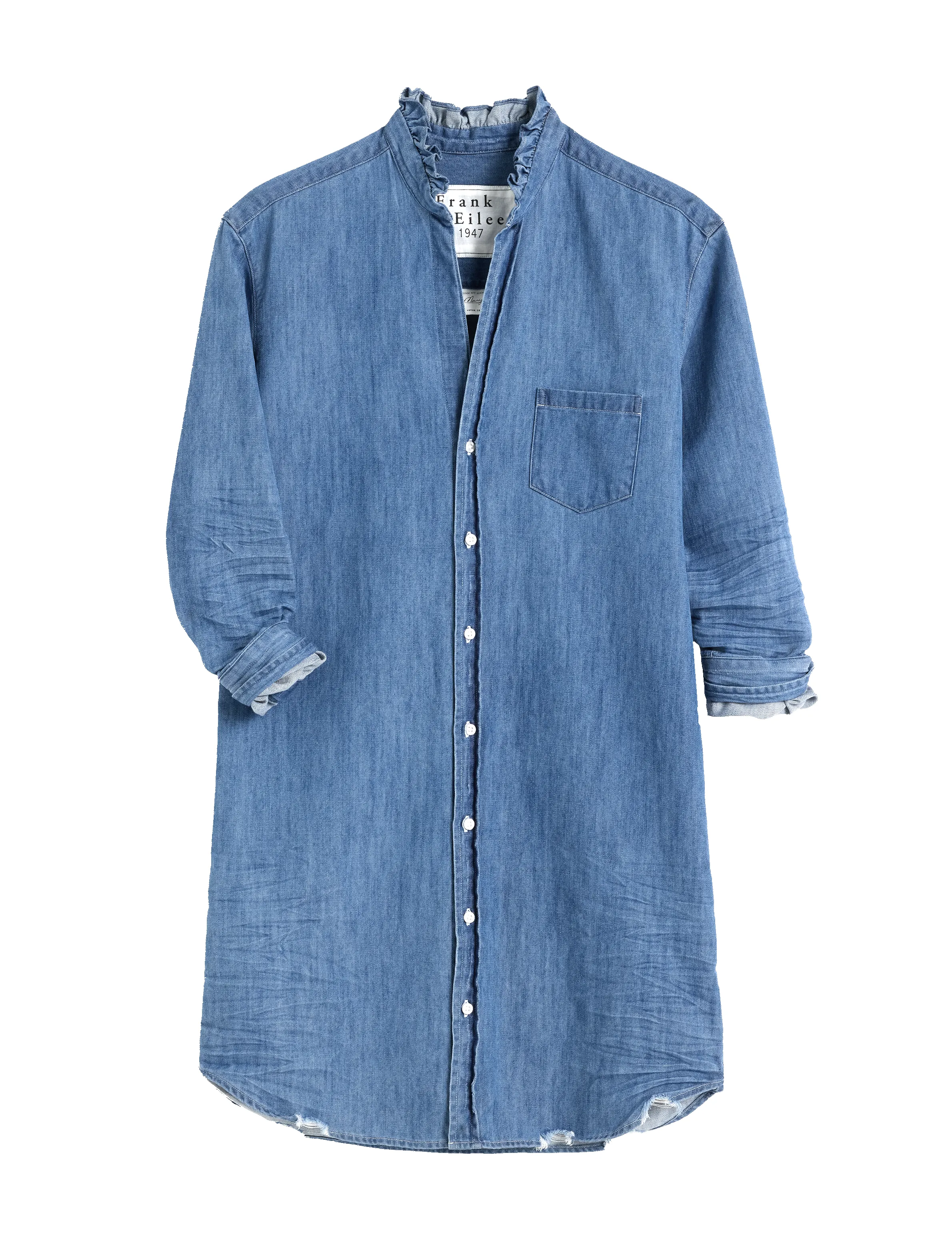 MARY RUFFLE Vintage Stonewashed Indigo, Famous Denim sold by Frank & Eileen product image thumbnail 5