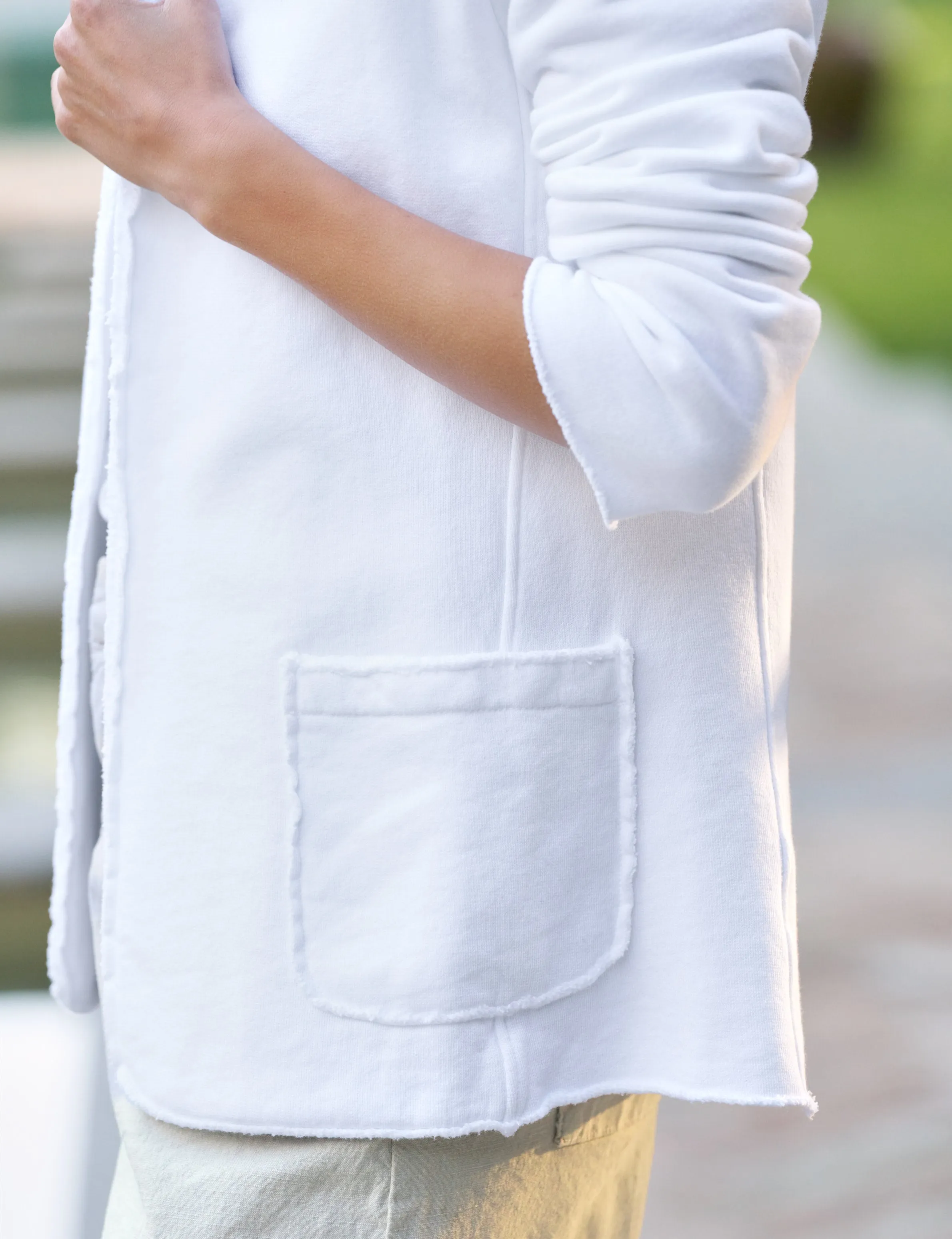 DUBLIN White, Triple Fleece sold by Frank & Eileen product image thumbnail 3