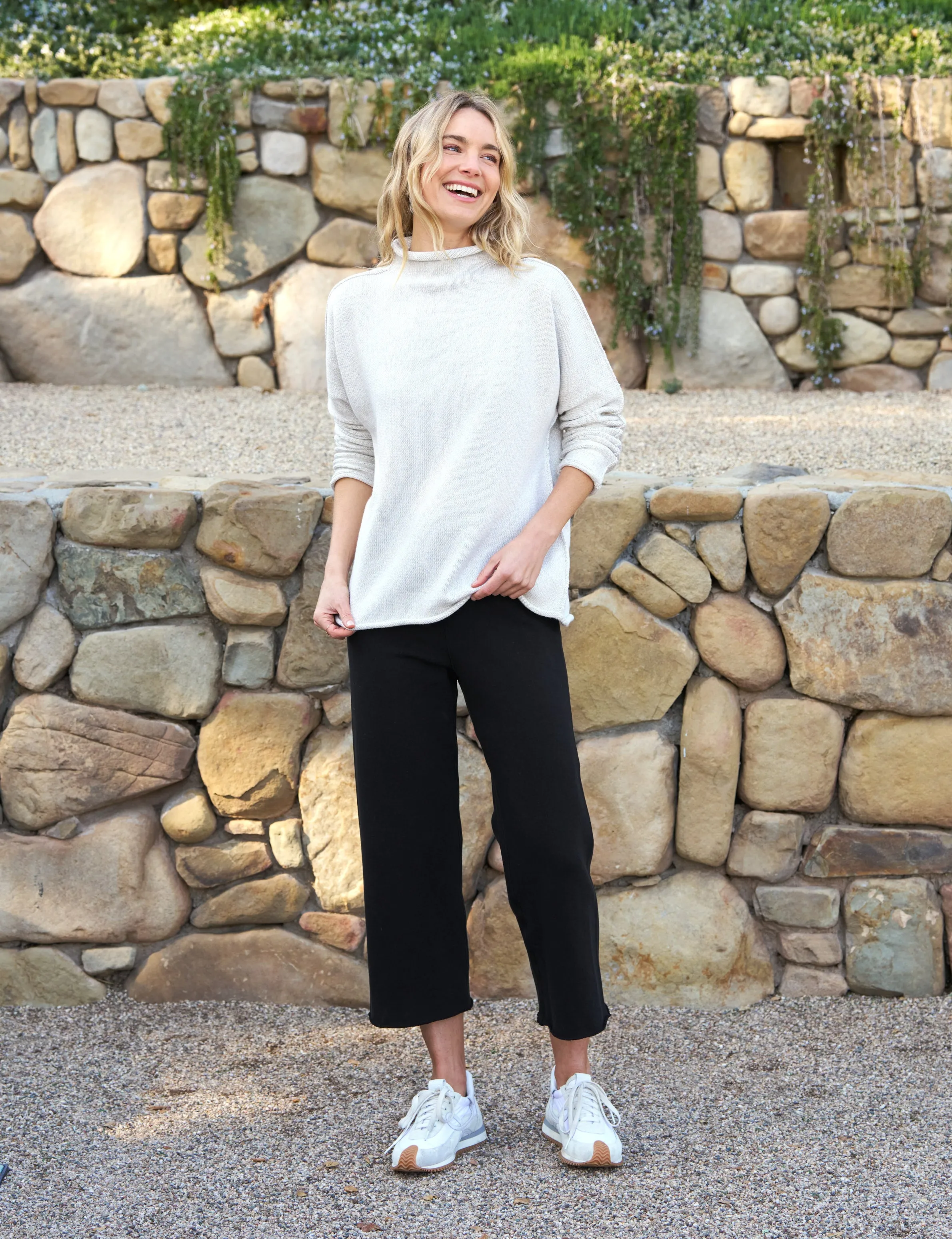 MONTEREY Heather Gray Melange, Pure Italian Cotton sold by Frank & Eileen product image thumbnail 4