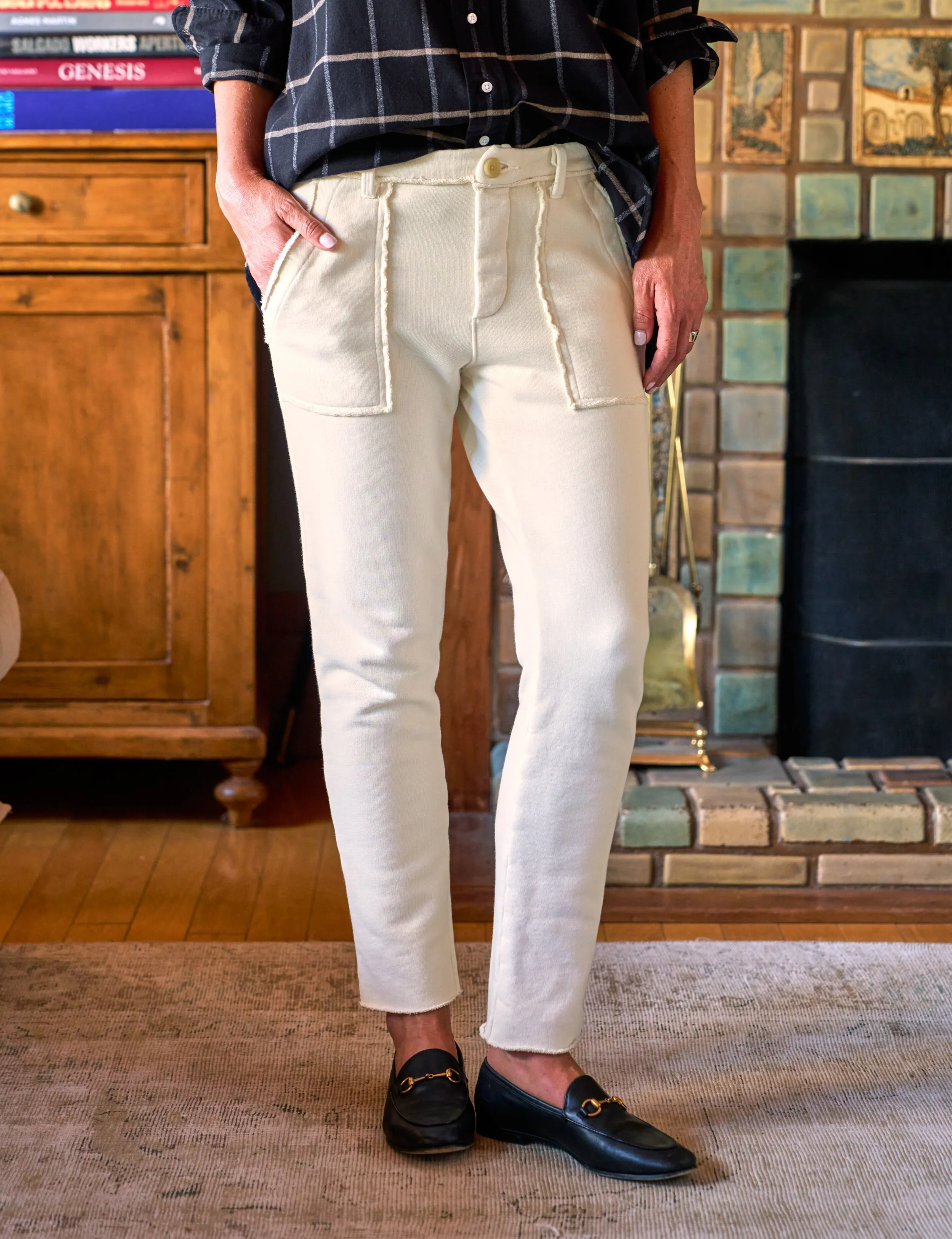 BLACKROCK Vintage White, Triple Fleece sold by Frank & Eileen