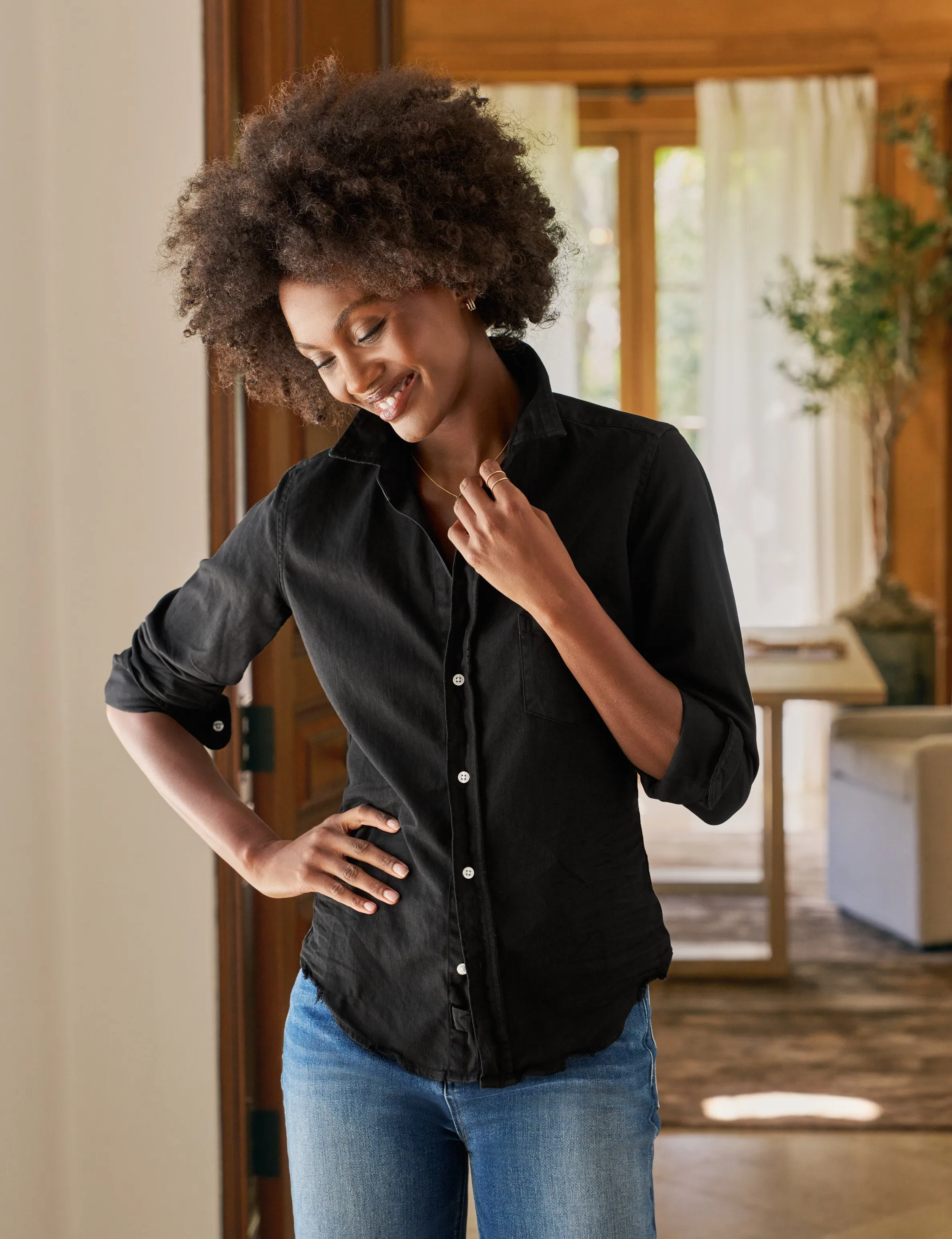 BARRY Black, Famous Denim sold by Frank & Eileen product image thumbnail 4