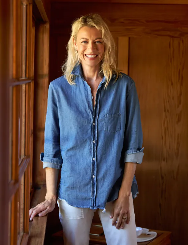 EILEEN Vintage Stonewashed Indigo, Famous Denim sold by Frank & Eileen