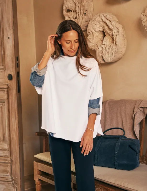 AUDREY White, Triple Fleece sold by Frank & Eileen