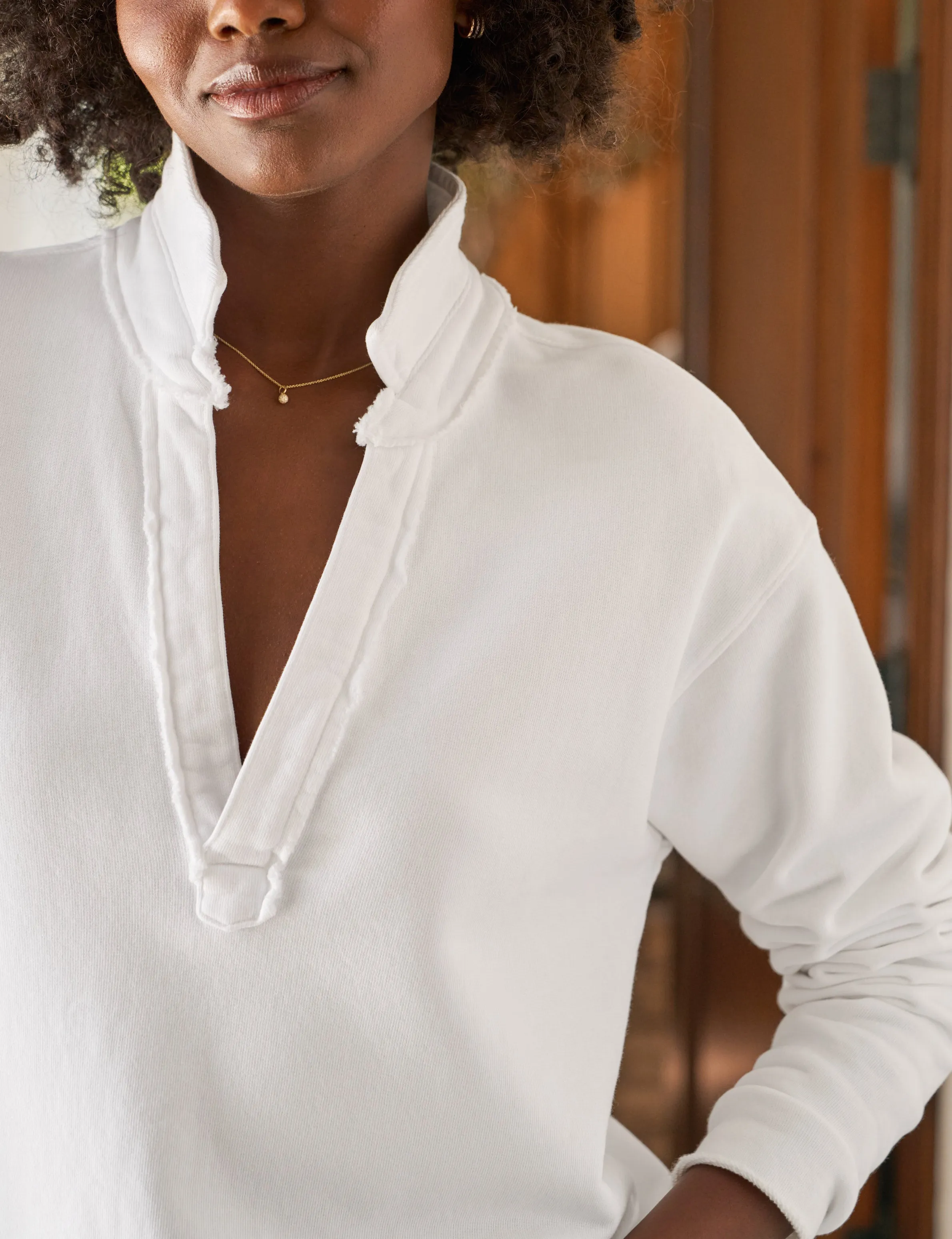 PATRICK White, Triple Fleece sold by Frank & Eileen product image thumbnail 3