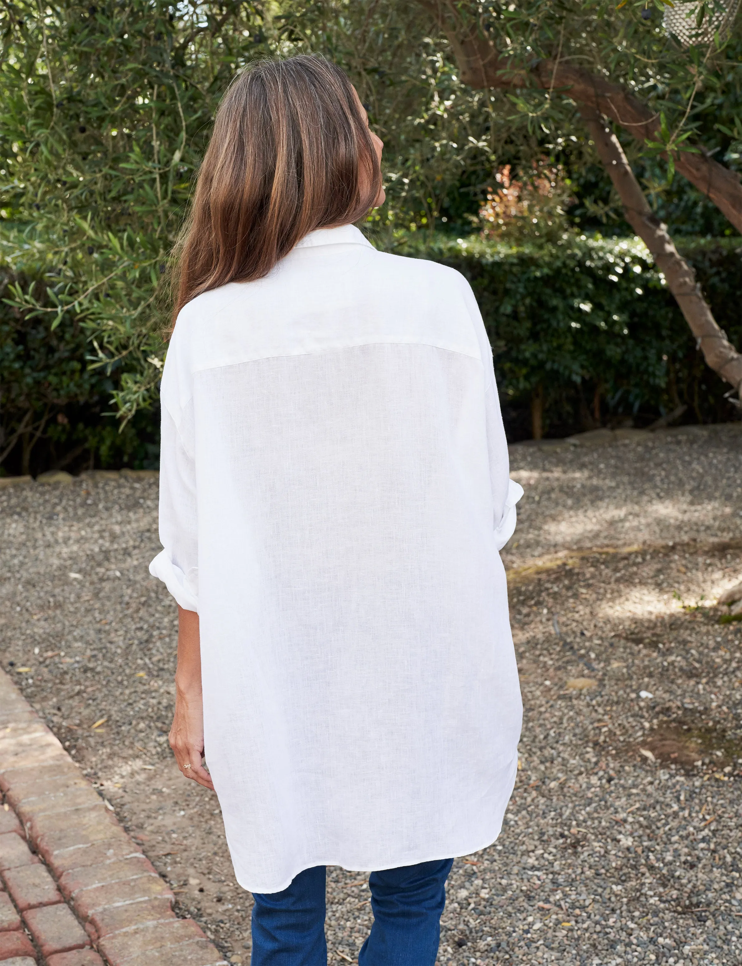 MACKENZIE White, Lived-in Linen sold by Frank & Eileen product image thumbnail 2