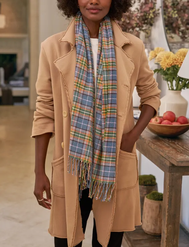 NOELLE Orange and Green with Blue Plaid sold by Frank & Eileen