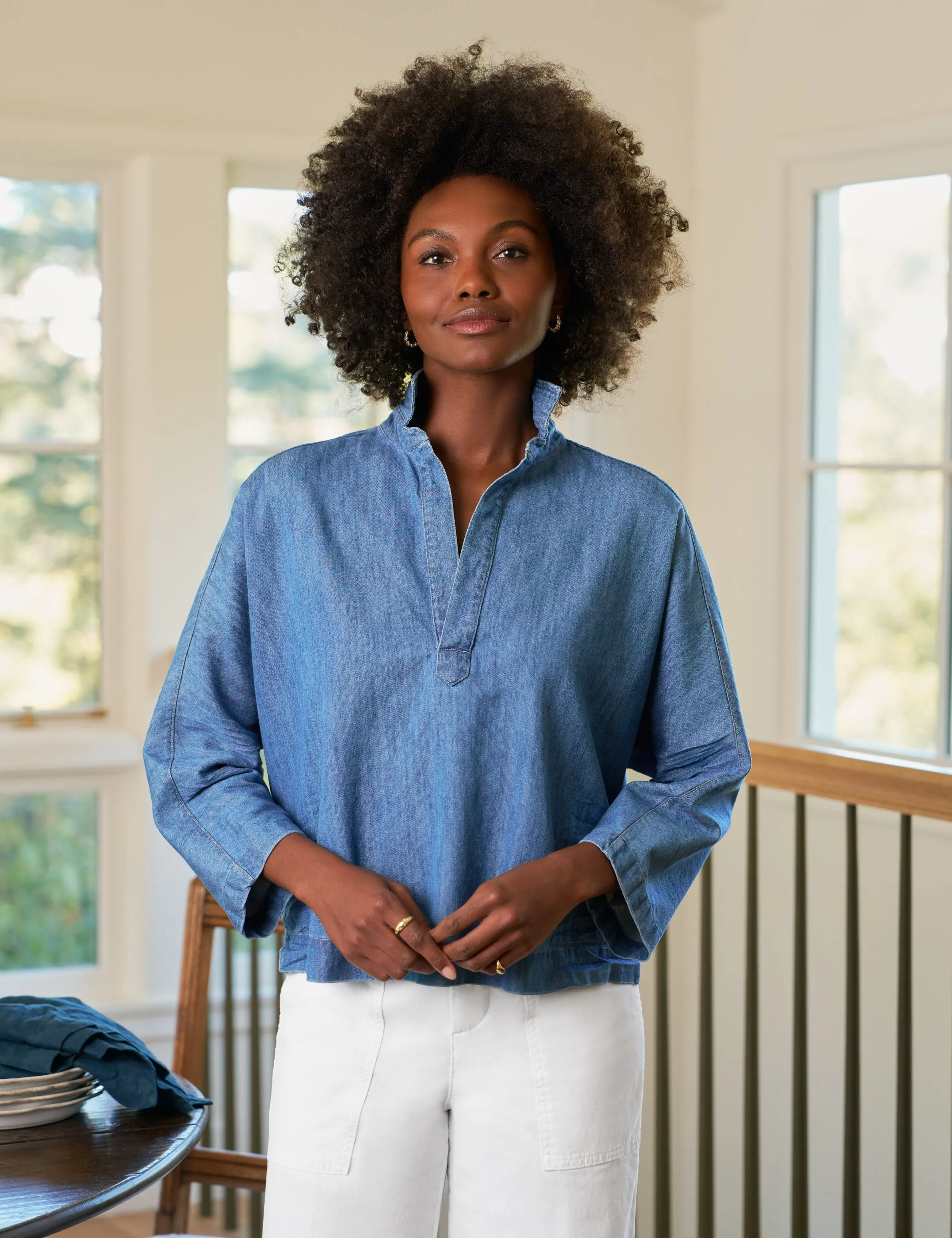 GABI Vintage Stonewashed Indigo, Famous Denim sold by Frank & Eileen product image thumbnail 4