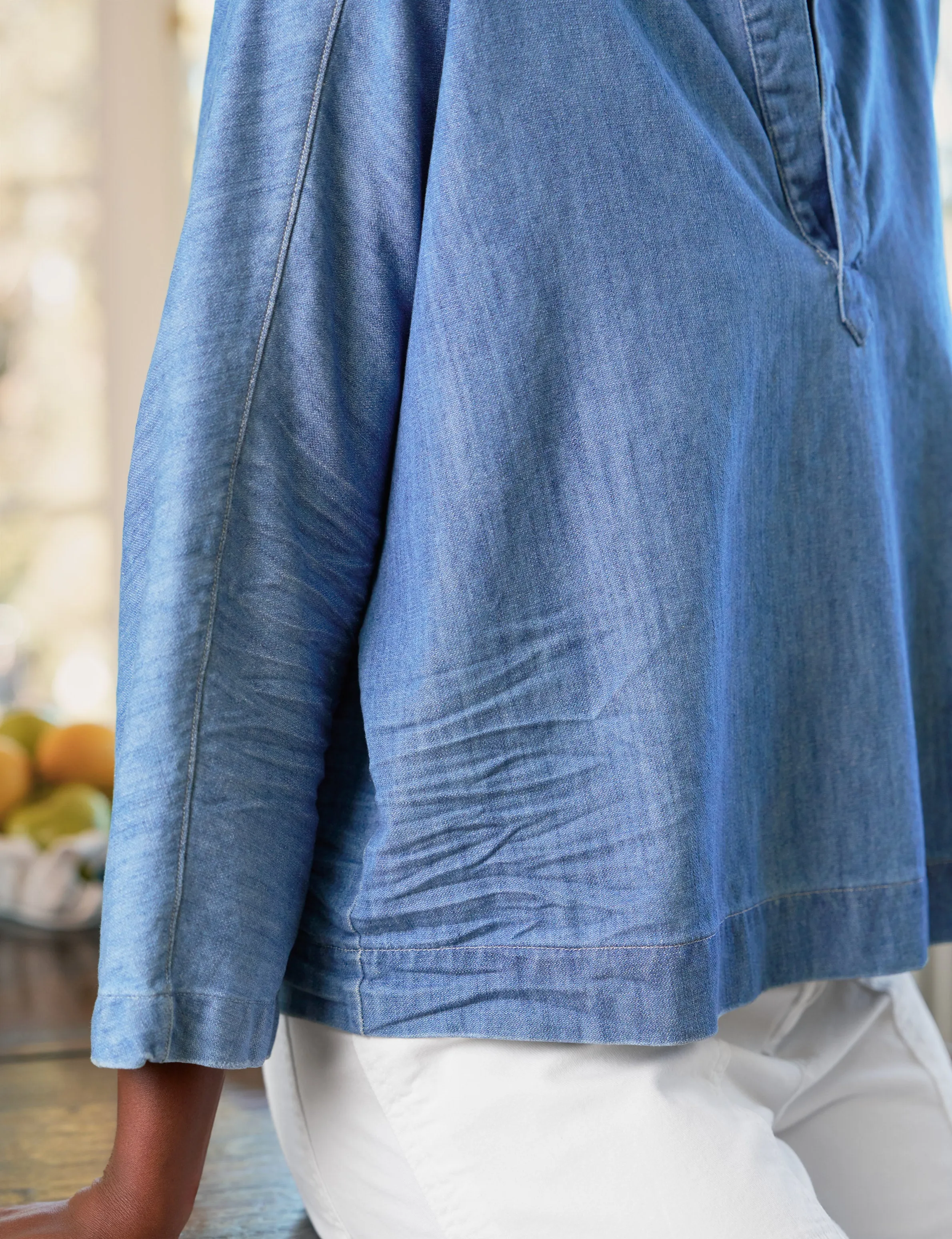 GABI Vintage Stonewashed Indigo, Famous Denim sold by Frank & Eileen product image thumbnail 3